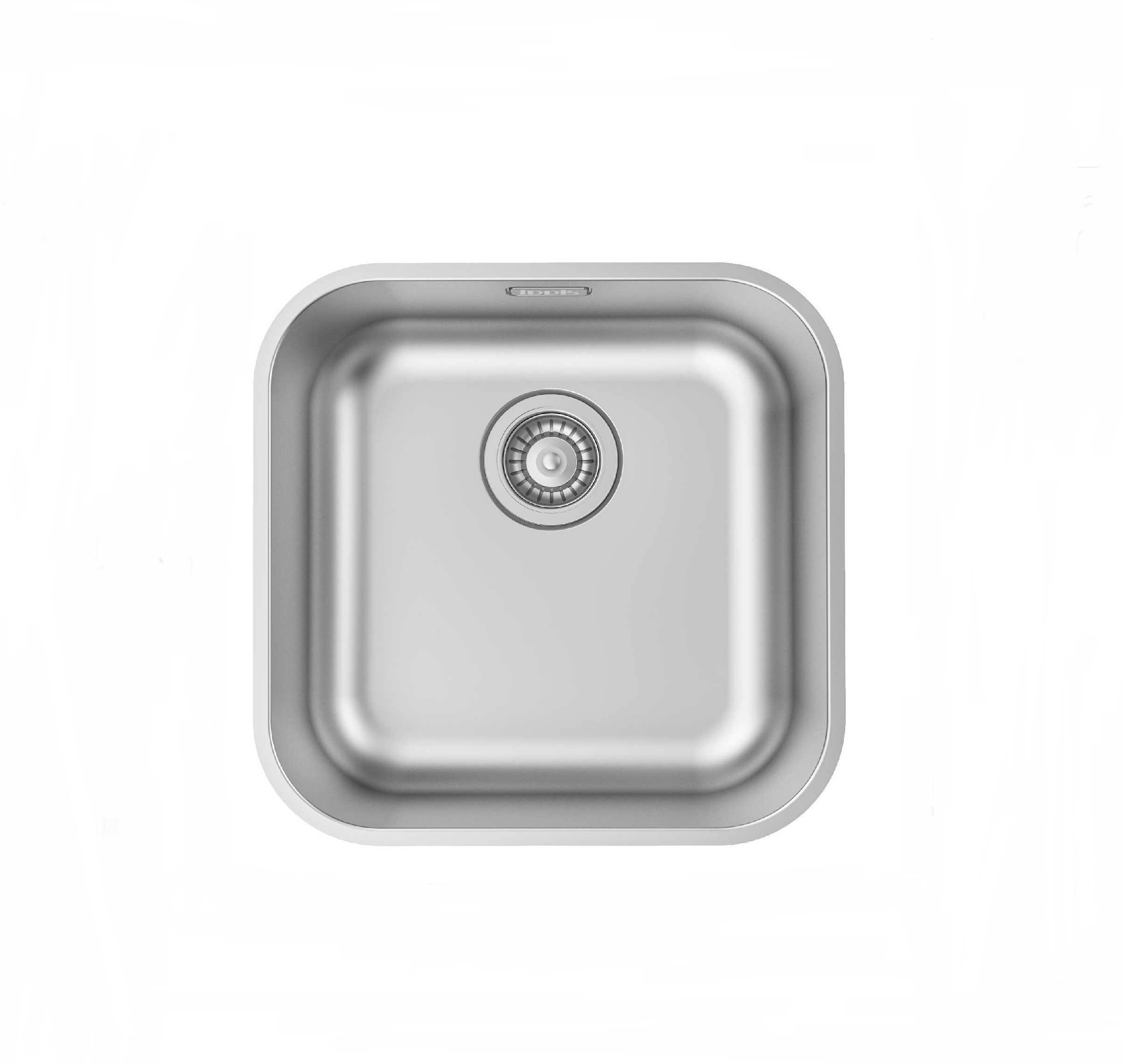 Изображение товара Врезная мойка Iddis MAT44S0i77 из нержавеющей стали для кухни