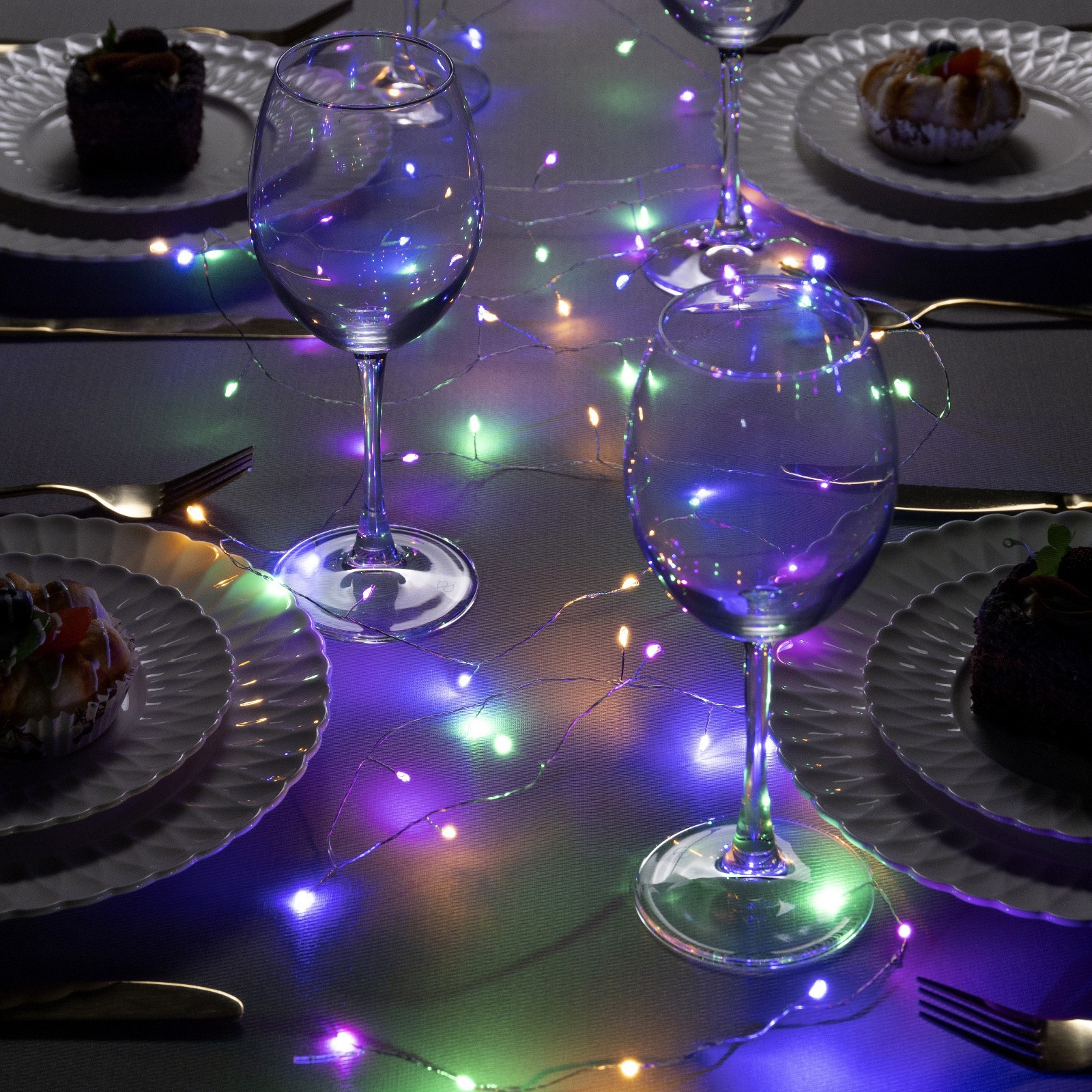 Изображение товара Электрогирлянда комнатная Luazon lighting 5198389 роса 10 м 200 ламп прозрачный 1 режим работы