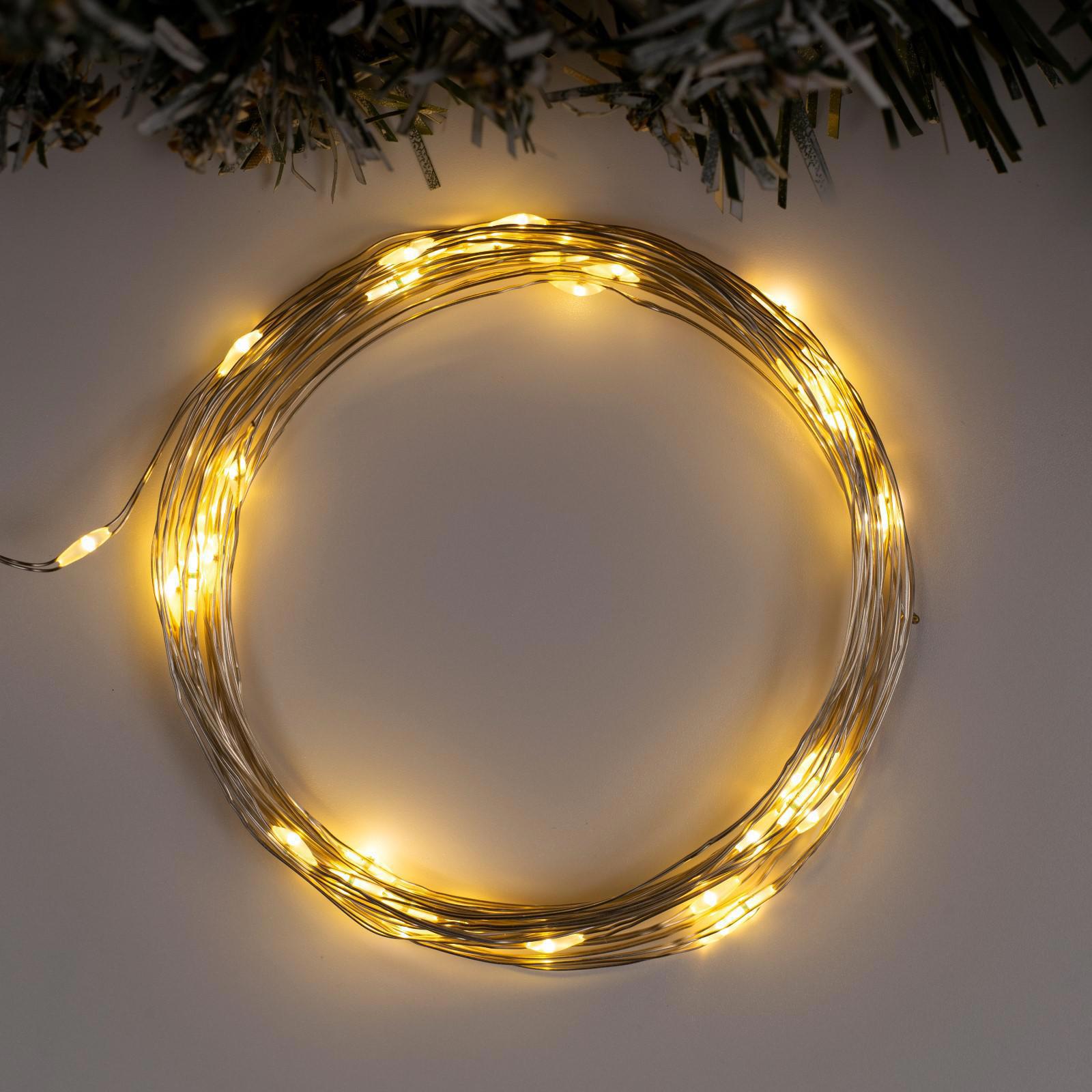 Изображение товара Электрогирлянда Luazon lighting 5 м 50 LED 8 режимов IP65 прозрачная