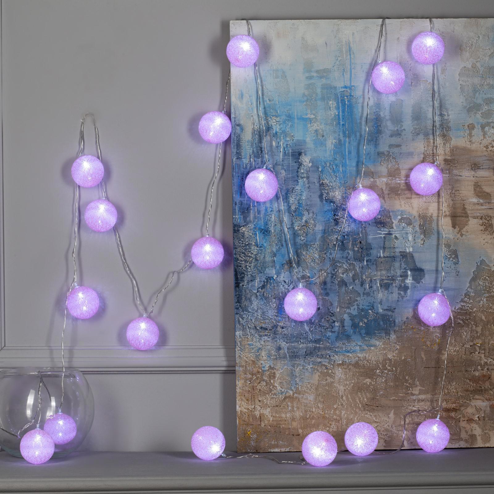 Изображение товара Электрогирлянда комнатная Luazon lighting 5985169 нить 5 м 20 ламп прозрачный 1 режим работы