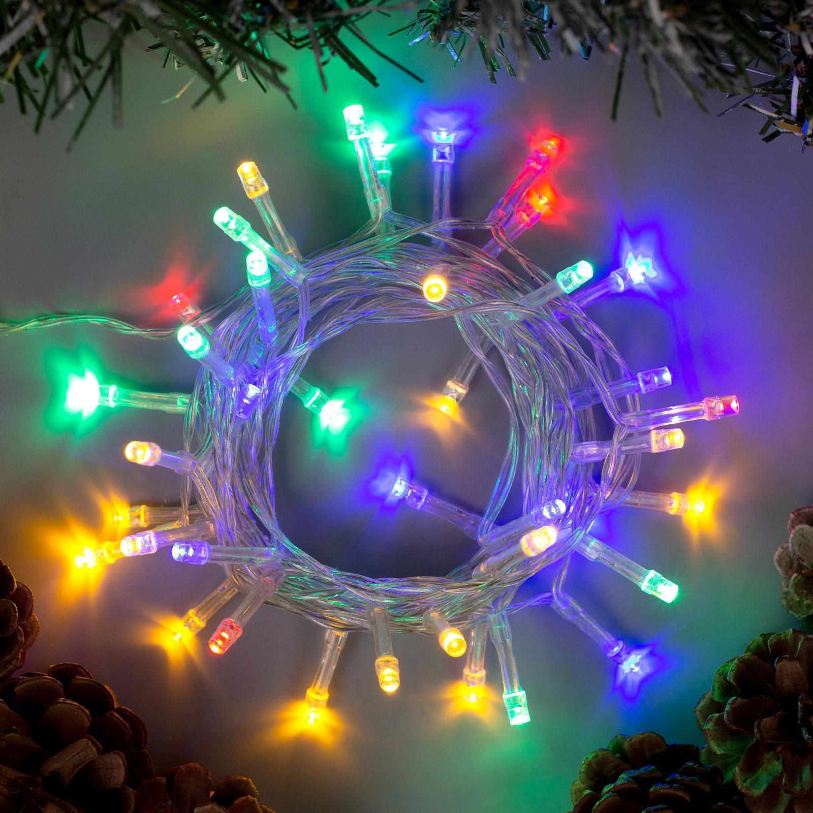 Изображение товара Электрогирлянда комнатная Luazon lighting 806821 нить 4 м 40 ламп прозрачный 2 режима работы