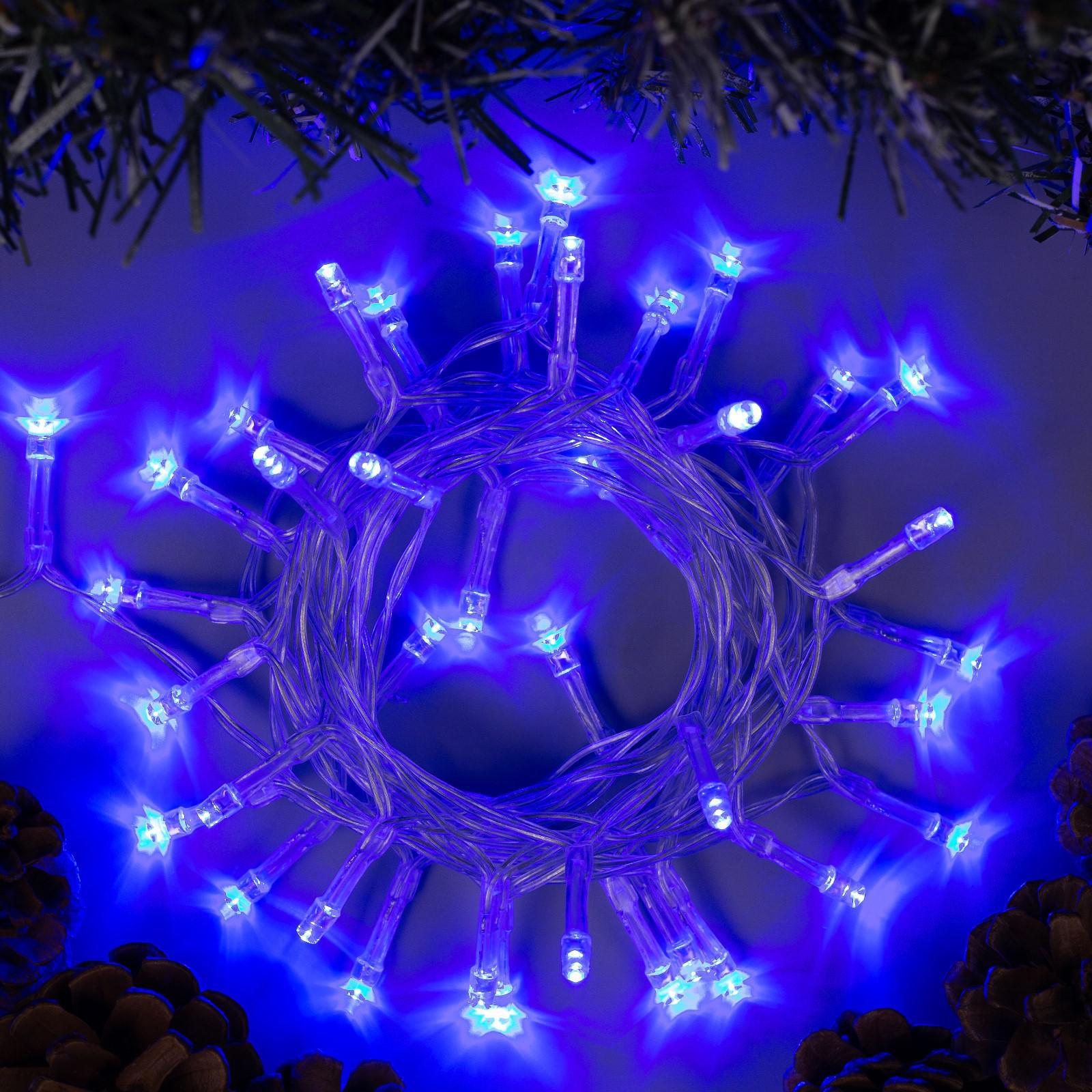 Изображение товара Электрогирлянда комнатная Luazon lighting 806822 4 м 40 LED синяя IP20