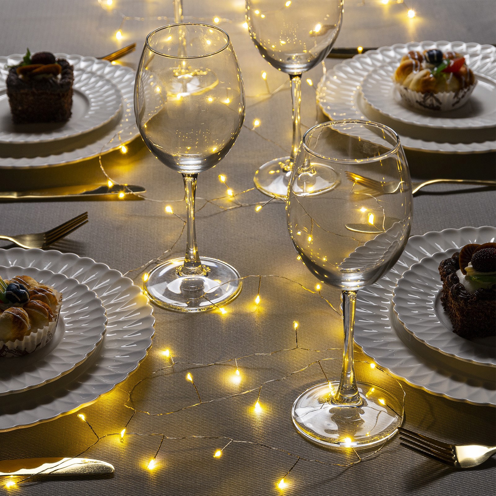 Изображение товара Электрогирлянда комнатная Luazon lighting 5198388 роса 5 м 100 ламп прозрачный 1 режим работы