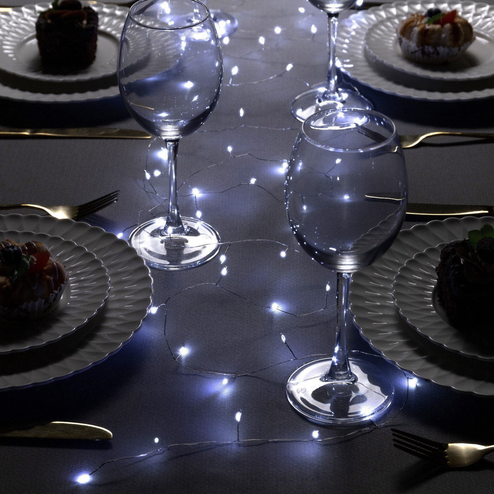 Изображение товара Электрогирлянда комнатная Luazon lighting 5198384 роса 5 м 100 ламп прозрачный 1 режим работы