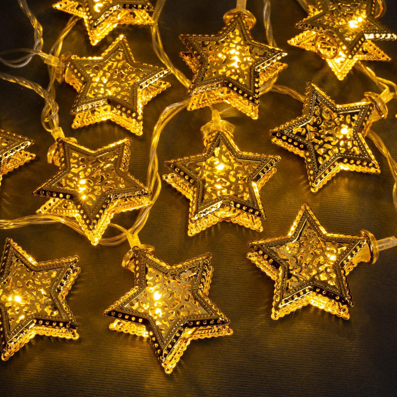 Изображение товара Электрогирлянда комнатная Luazon lighting 4 м 20 LED 8 режимов IP20