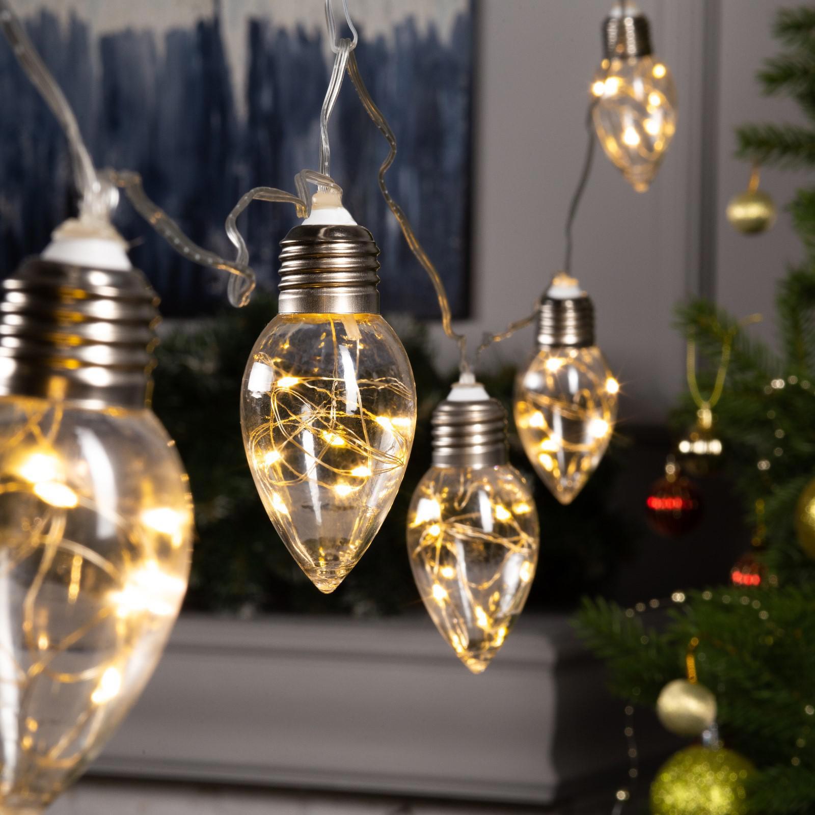 Изображение товара Электрогирлянда комнатная Luazon lighting 6929851 нить 3 м 80 ламп прозрачный 8 режимов работы