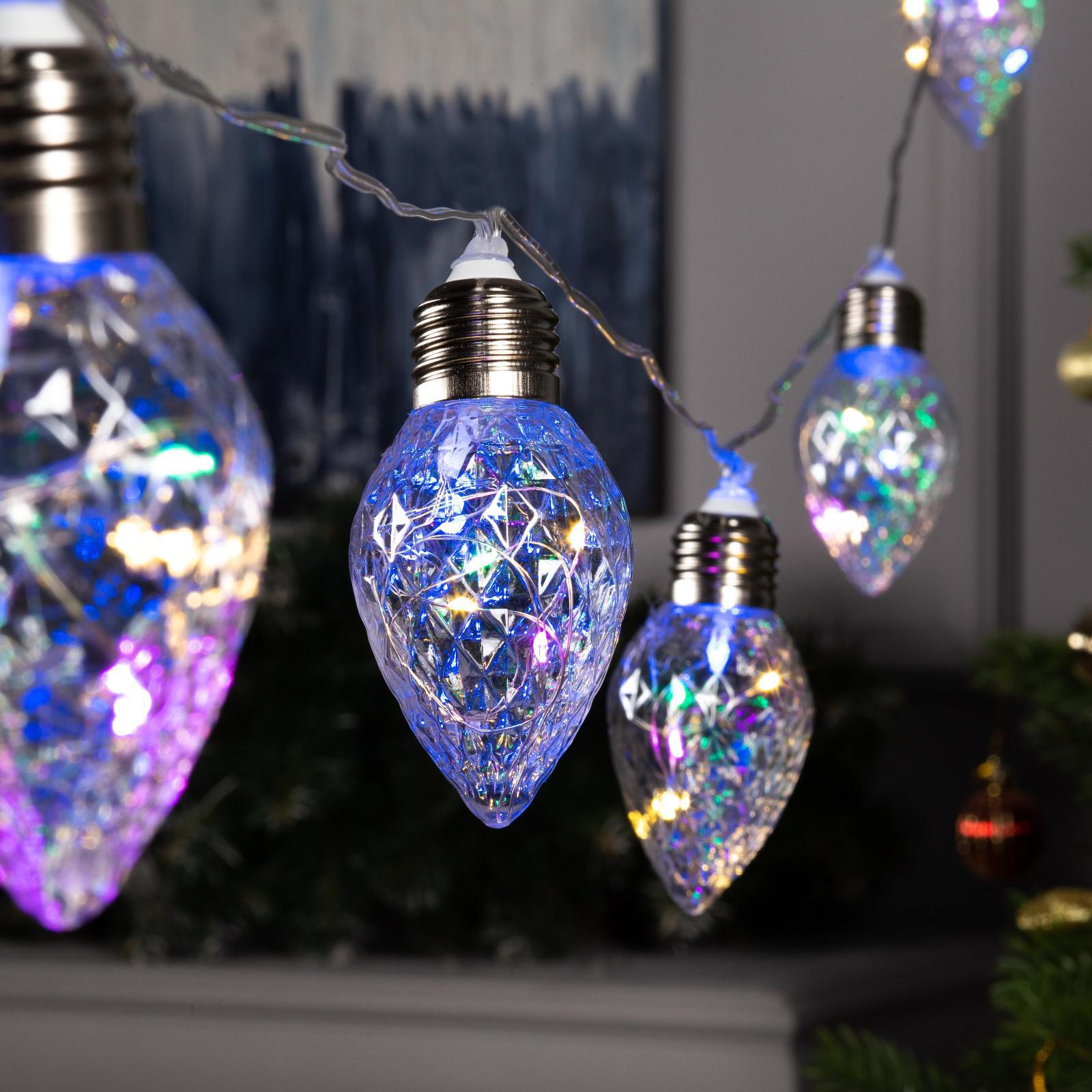 Изображение товара Электрогирлянда комнатная Luazon lighting 6929860 нить 3 м 80 ламп прозрачный 8 режимов работы
