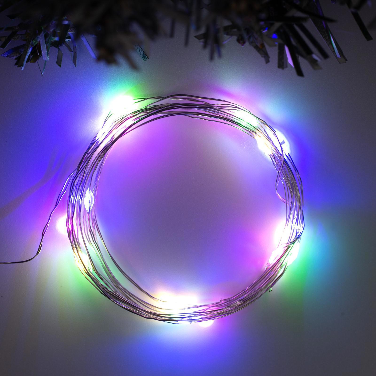 Изображение товара Электрогирлянда комнатная Luazon lighting 5198335 нить 2 м 20 ламп прозрачный