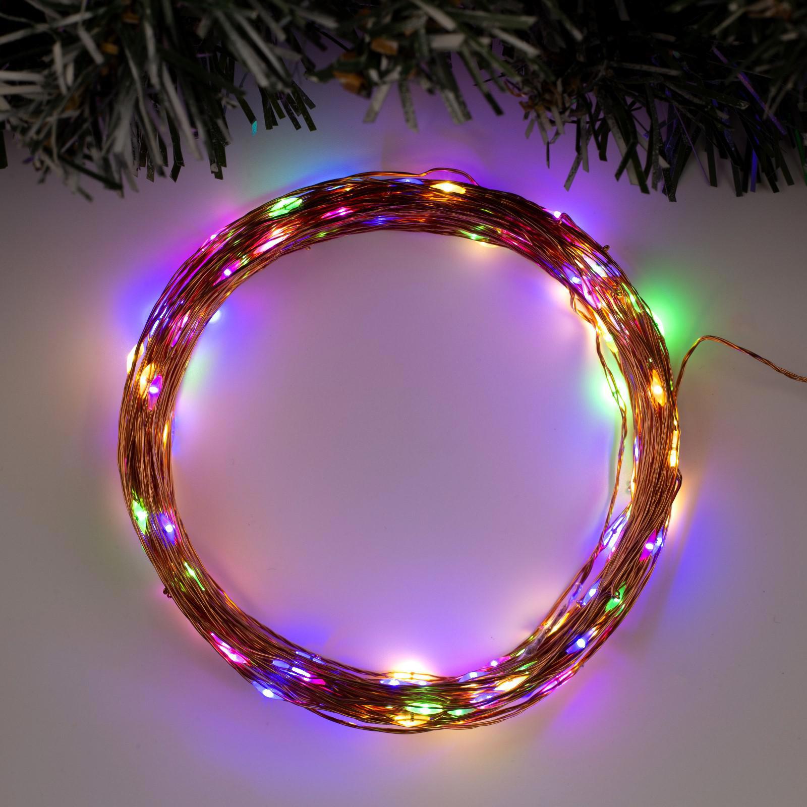 Изображение товара Электрогирлянда комнатная Luazon lighting 5198371 нить 20 м 200 ламп прозрачный 1 режим работы