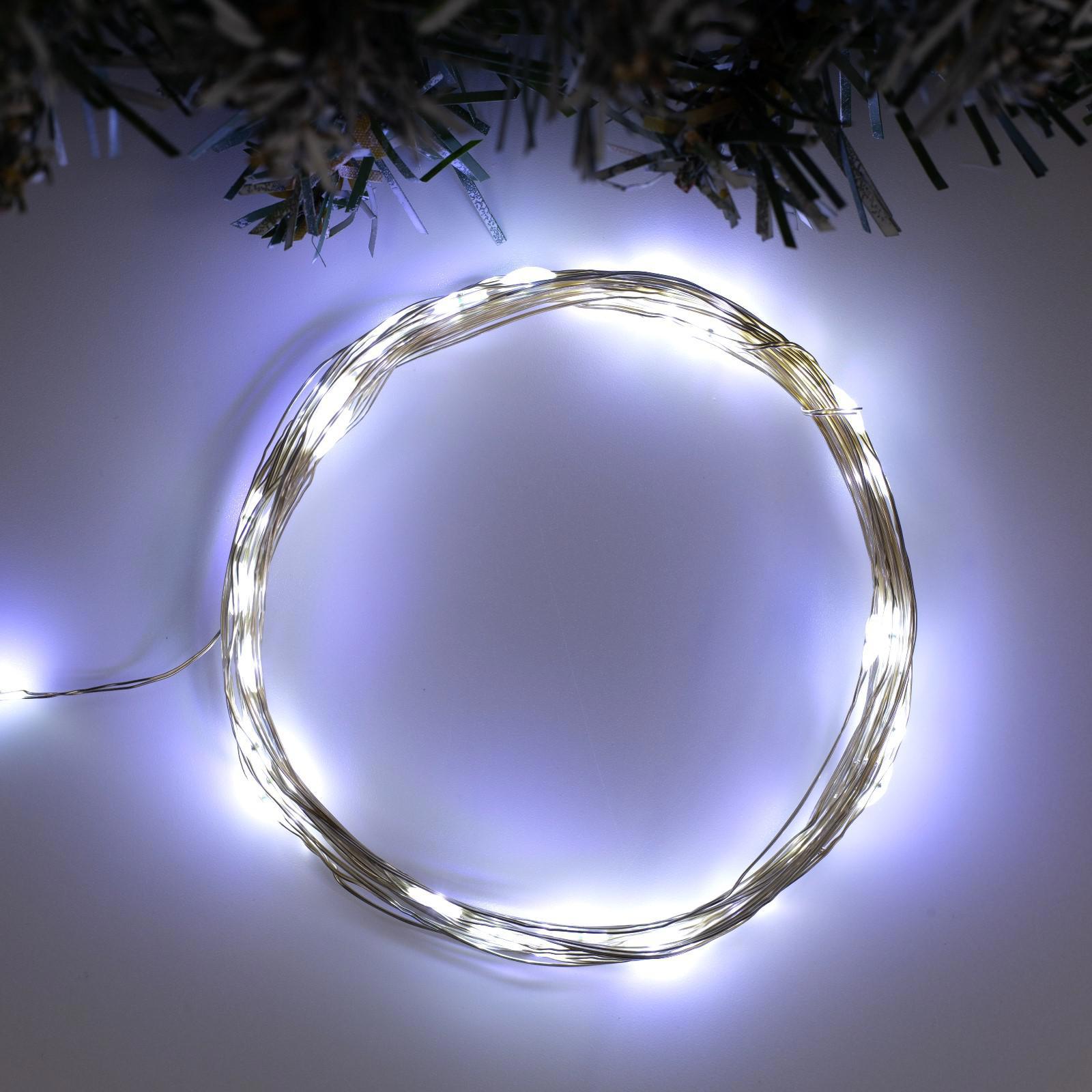 Изображение товара Электрогирлянда комнатная Luazon lighting 5198340 роса 5 м 50 ламп прозрачный 1 режим работы