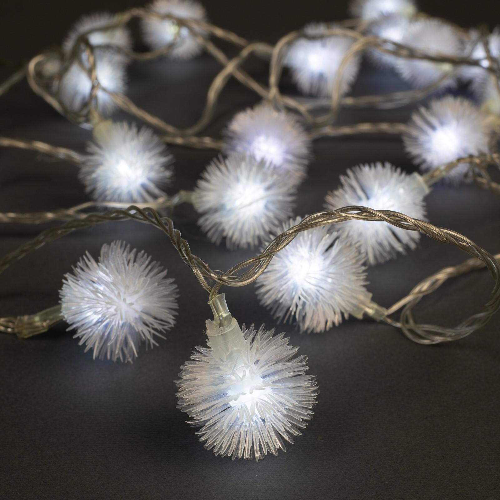 Изображение товара Электрогирлянда комнатная Luazon lighting MT.DCR.IP20.220.06.21-03.1.02 нить 5 м 30 ламп белый 8 режимов работы