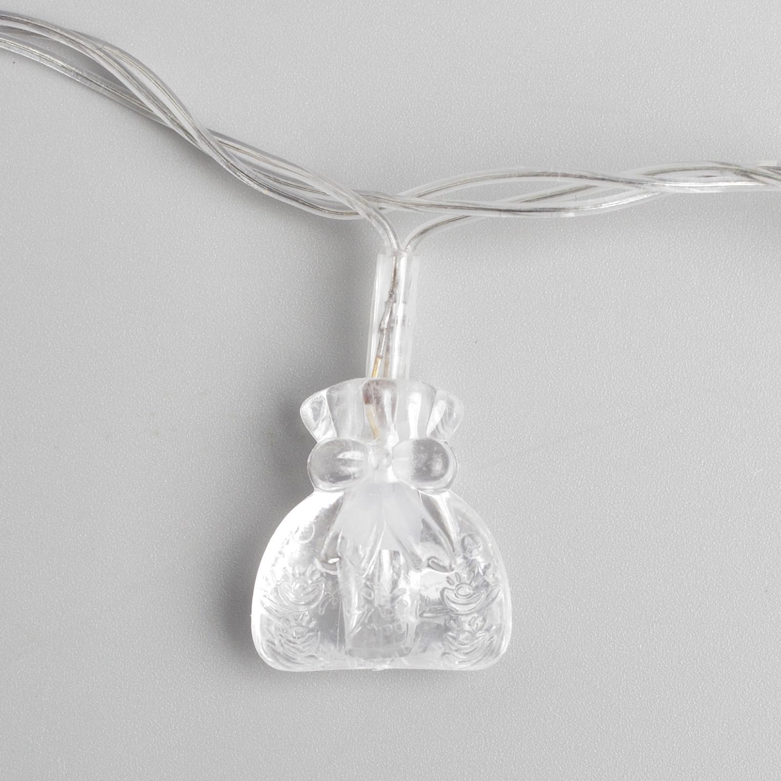 Изображение товара Электрогирлянда комнатная Luazon lighting 1080396 нить 5 м 20 ламп прозрачный Weihnachten