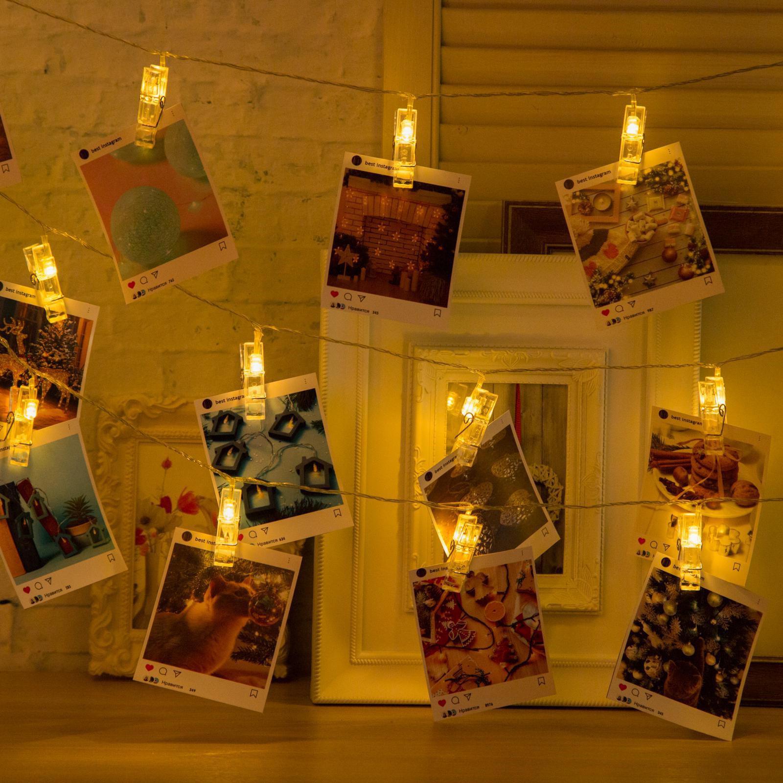 Изображение товара Электрогирлянда комнатная Luazon lighting 5 м 30 LED 8 режимов IP20