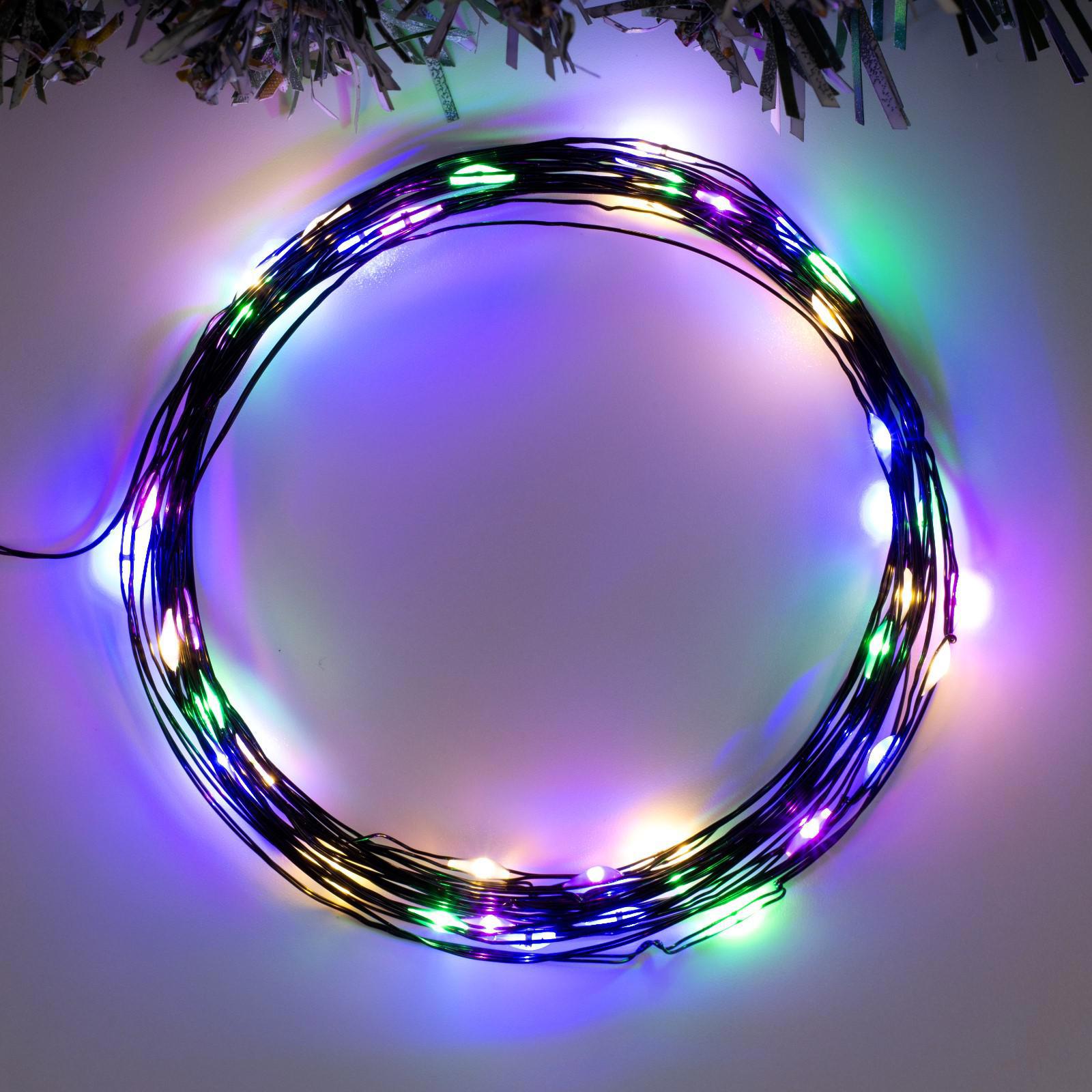 Изображение товара Электрогирлянда комнатная Luazon lighting 5198322 роса 5 м 50 ламп прозрачный 2 режима работы