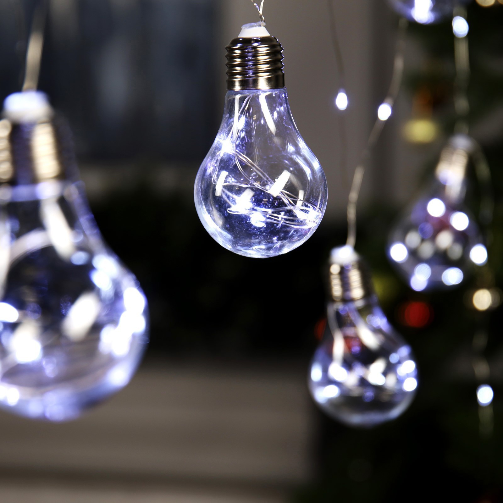 Изображение товара Электрогирлянда комнатная Luazon lighting 2291981 роса 3 м 100 ламп прозрачный 1 режим работы