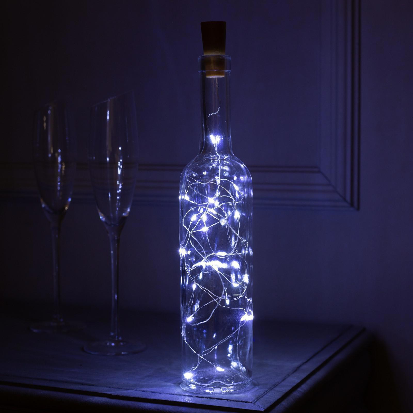 Изображение товара LED гирлянда Нить Luazon Lighting 2 м 20 ламп холодный белый