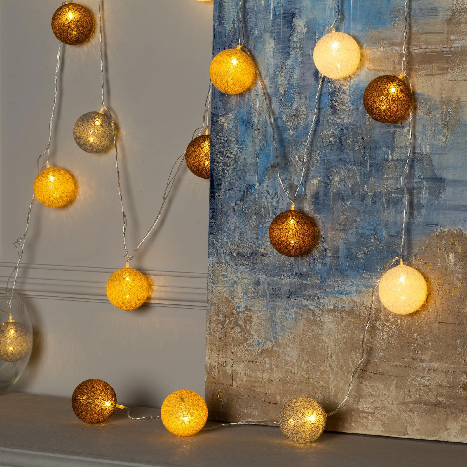 Изображение товара Электрогирлянда комнатная Luazon lighting 3590727 нить 5 м 20 ламп прозрачный 1 режим работы