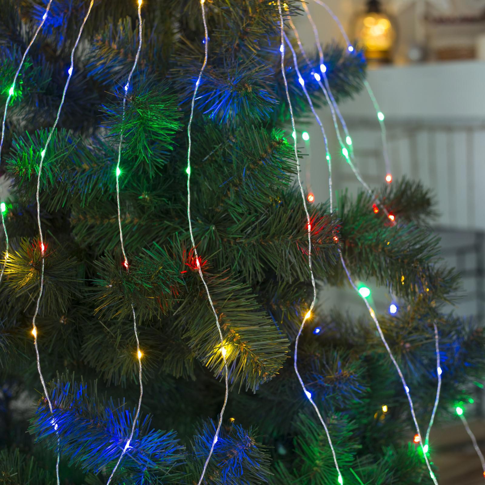 Изображение товара Электрогирлянда комнатная Luazon lighting 3659176 роса 2 м 300 ламп прозрачный 1 режим работы