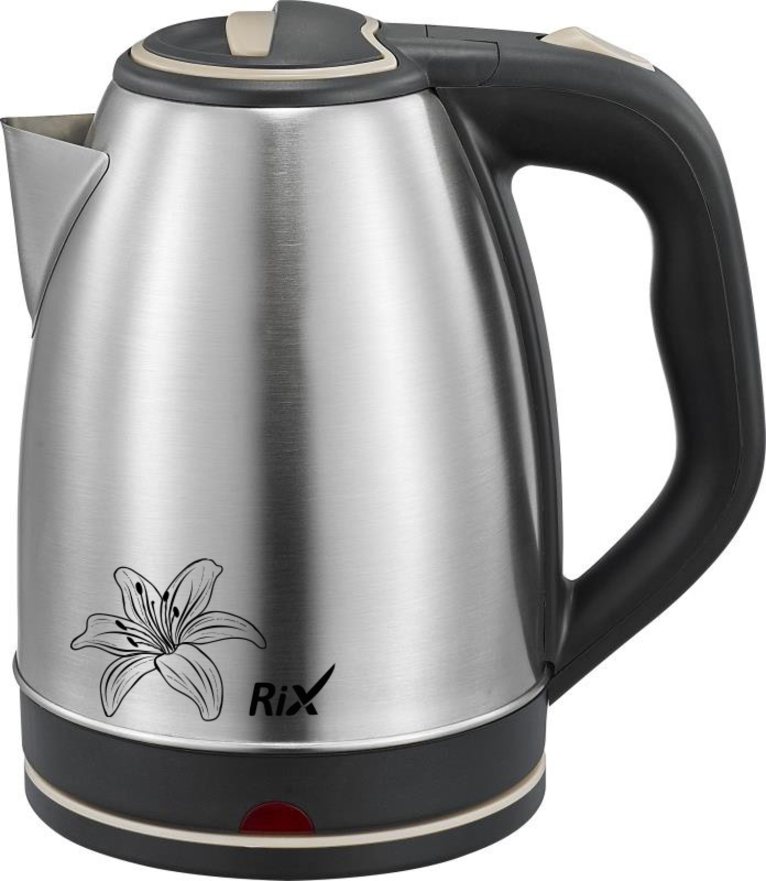 Изображение товара Электрический чайник Rix RKT-1803S 1.8 л нержавеющая сталь серебристый