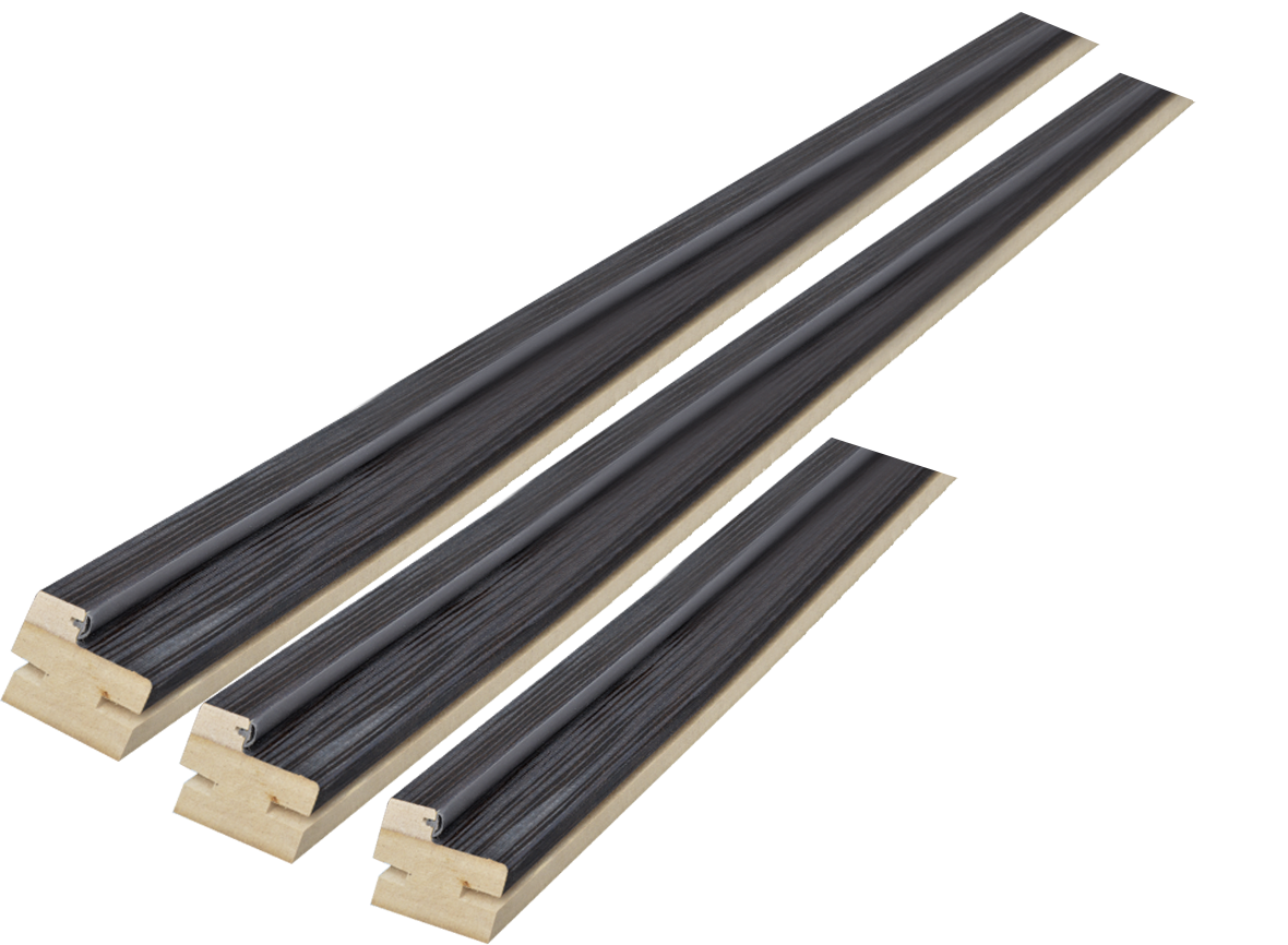 Дверная коробка телескопическая Artens Дукато 2090x70x32 мм Hardflex ламинация цвет акация (комплект 2.5 шт.) - 1