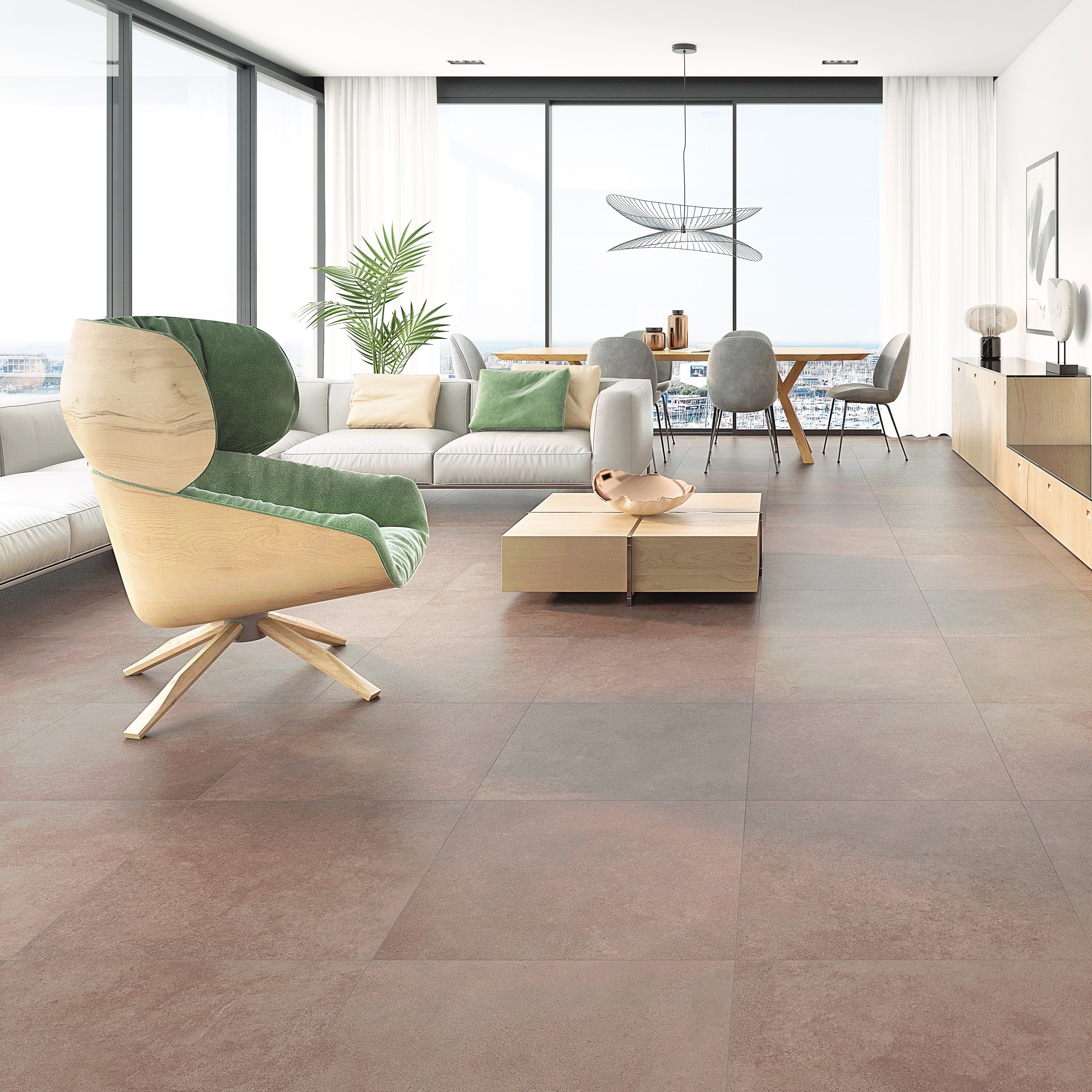 Изображение товара Керамогранит Urban Marrone 30x30 см 0.99 м² матовый цвет бежевый