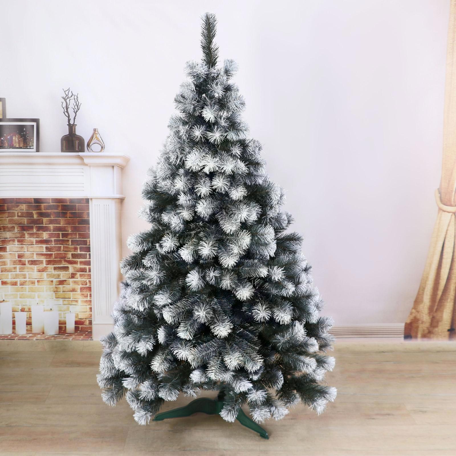 Изображение товара Ель новогодняя искусственная 180 см зимнее волшебство Северная с ветками ПВХ и металлическим крепле