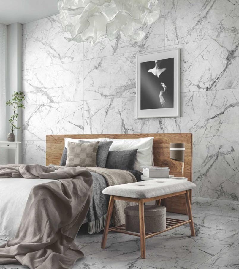 Изображение товара Керамогранит Idalgo home Гранит Люссо LLR 60x120см 2.16 м², белый, для внутренних и наружных работ