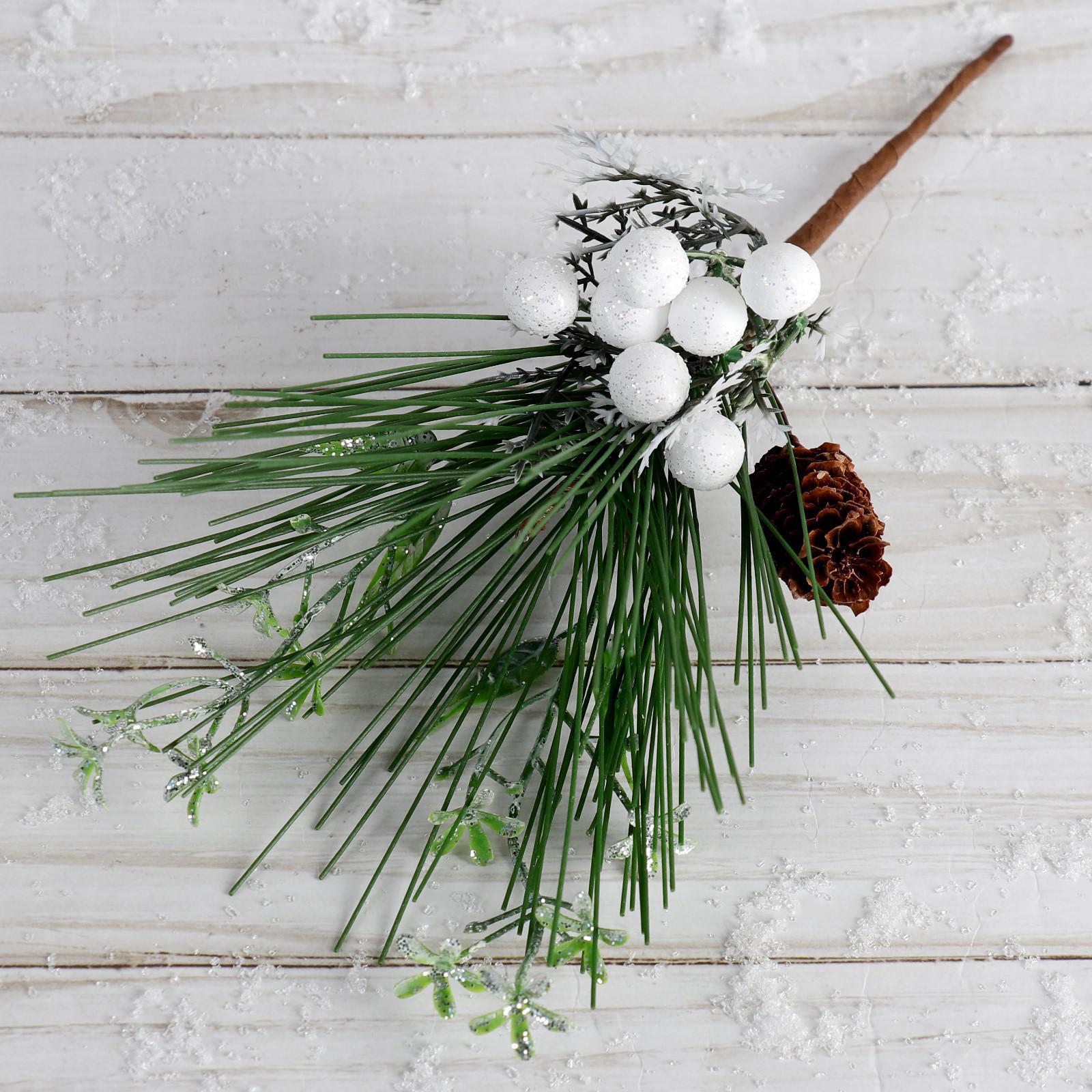 Изображение товара Декоративный предмет Зимнее волшебство 4306256 ФБО ø 19 см с декором