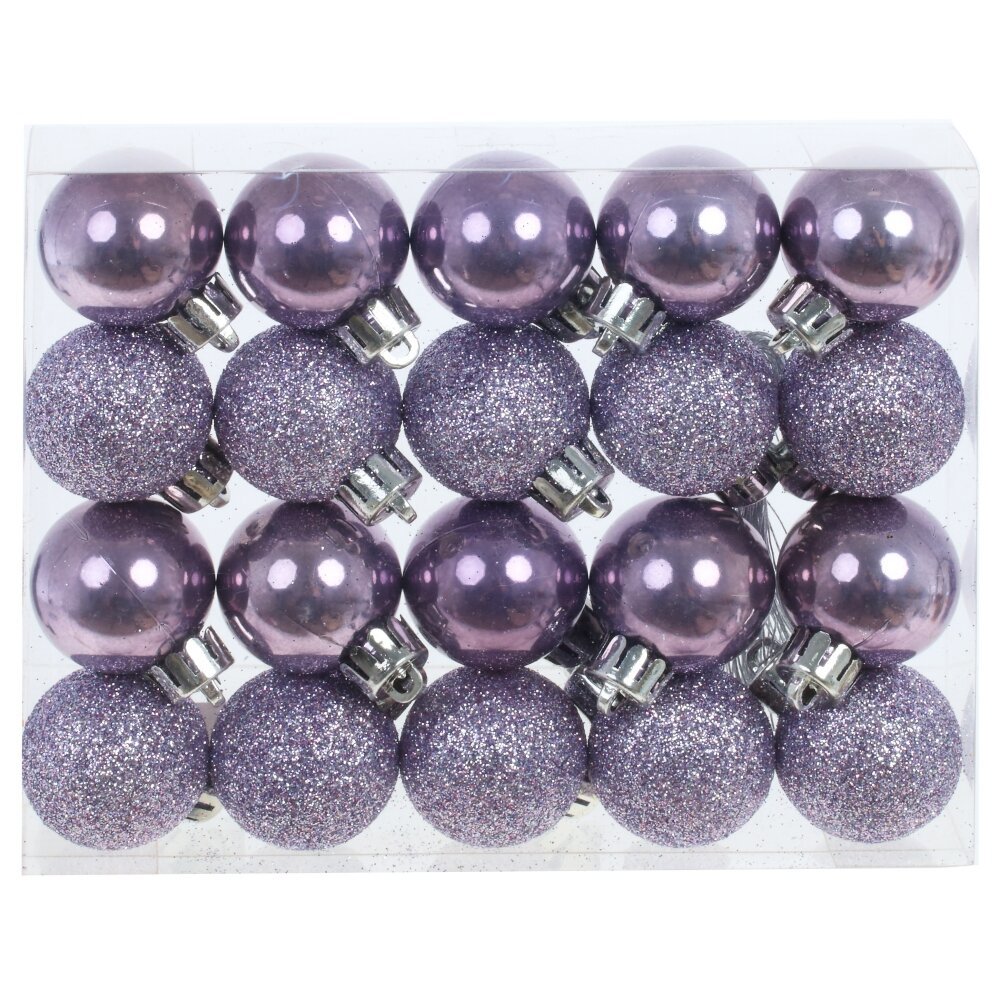 Изображение товара Елочный шар 776067 776067 3 см ПВХ фиолетовый