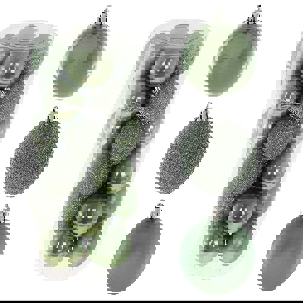 Изображение товара Елочный шар 753650 6 см ПВХ зеленый