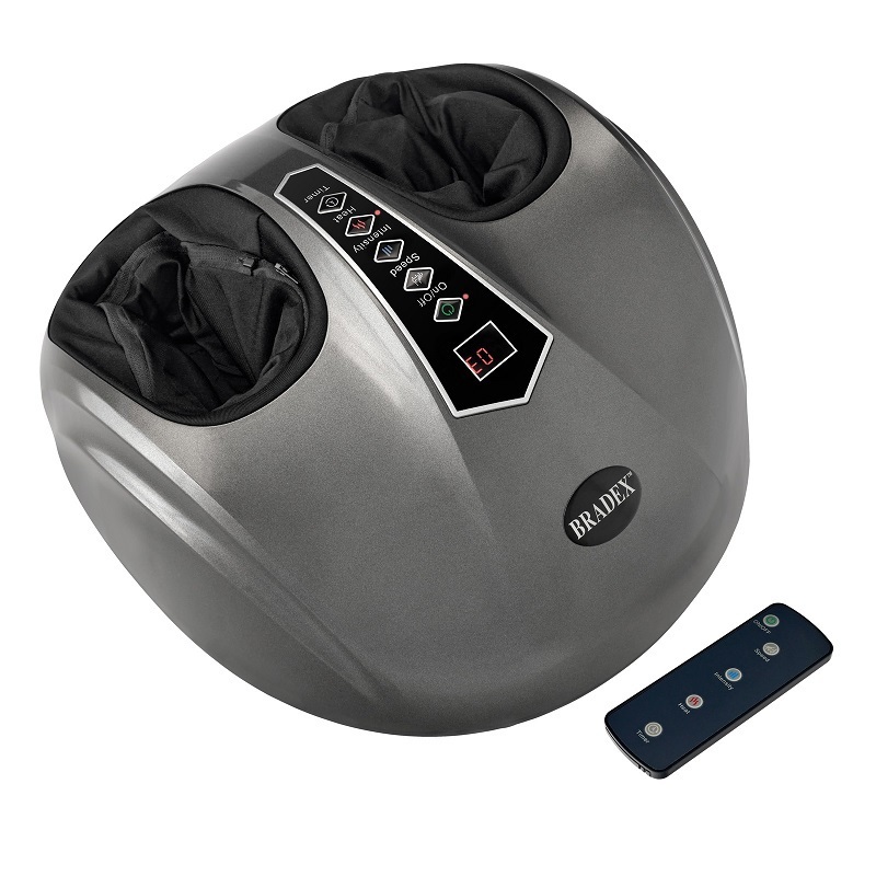Изображение товара Массажер для стоп и лодыжек Bradex ФУДЖИ Kz 1173 серый с инфракрасным нагревом