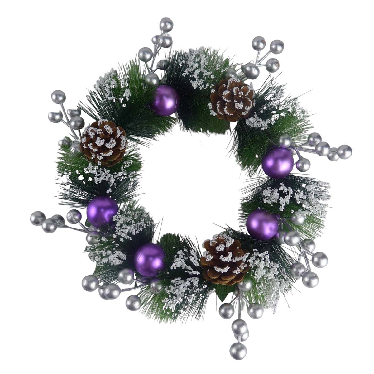 Изображение товара Рождественский венок Вертикаль 262585 ø 25 см с декором