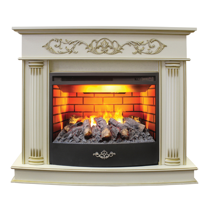 Изображение товара Каминокомплект Realflame Milano 25.5 WT с 3D огнем и увлажнением Изображение товара Каминокомплект Realflame Milano 25.5 WT с 3D огнем и увлажнением