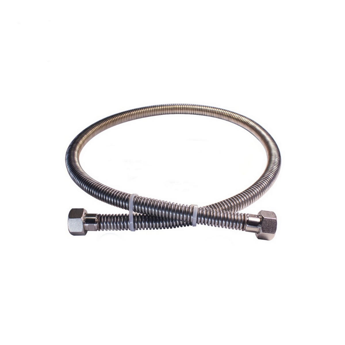 Изображение товара Гибкая подводка для газа сильфонного типа Aqualink 1/2" внутренняя-внутренняя резьба 0.5 м.