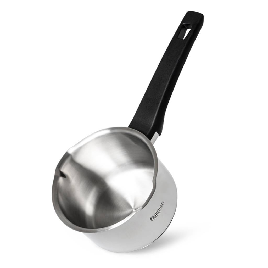 Изображение товара Ковш кухонный 0.9 л без крышки Fissman Dione нержавеющая сталь цвет серый серебристый