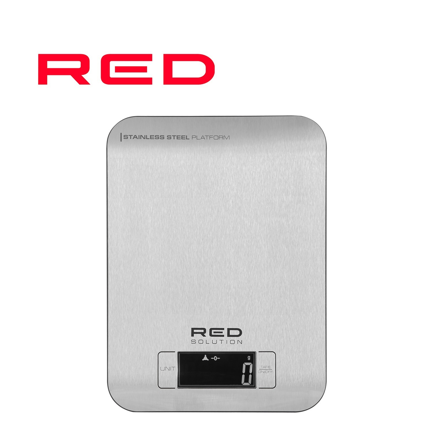 Изображение товара Электронные весы Red solution RS-M723 до 5 кг нержавеющая сталь стиль хай-тек