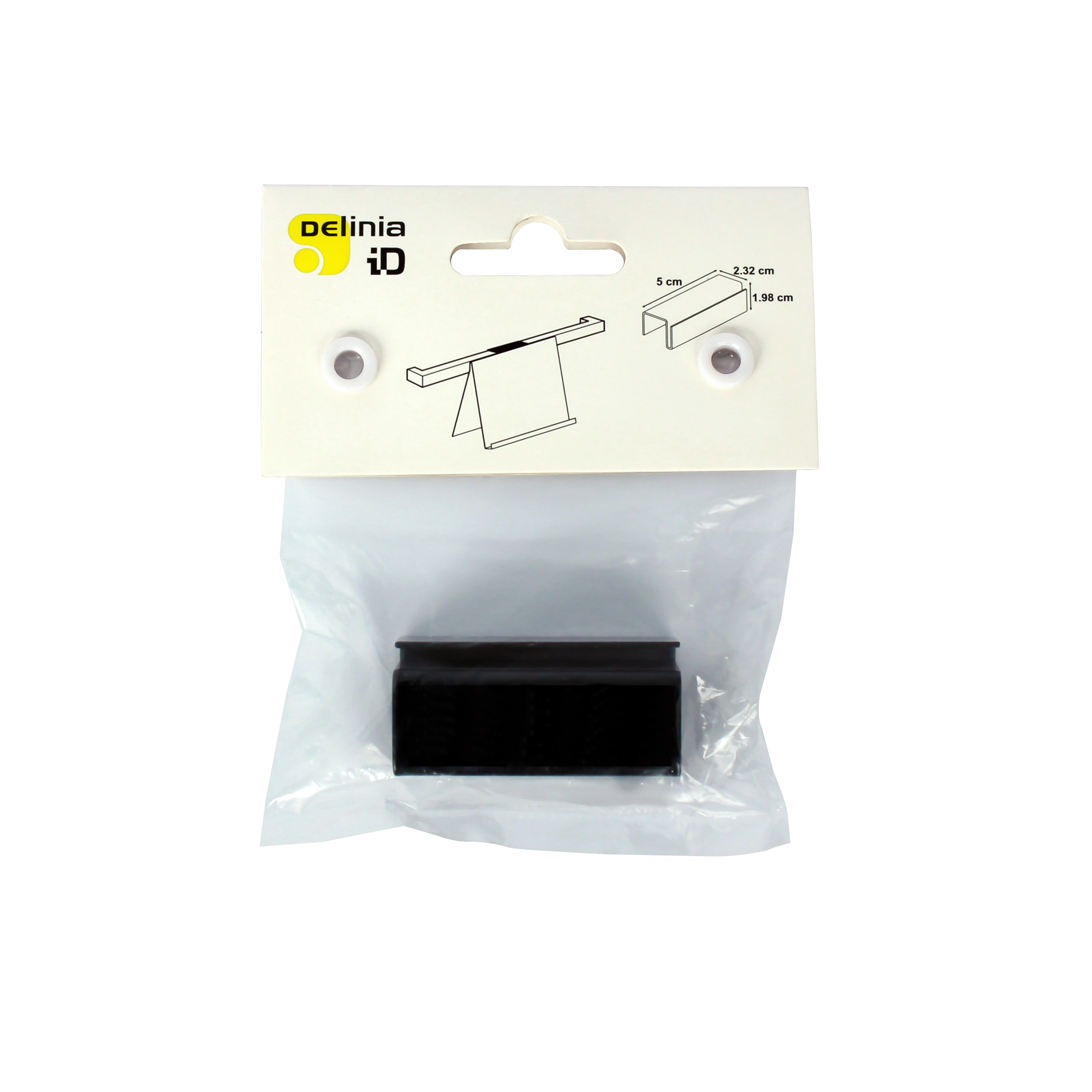 Держатель подставки для планшета Delinia ID 5x1.9x2.2 см сталь цвет чёрный - 3