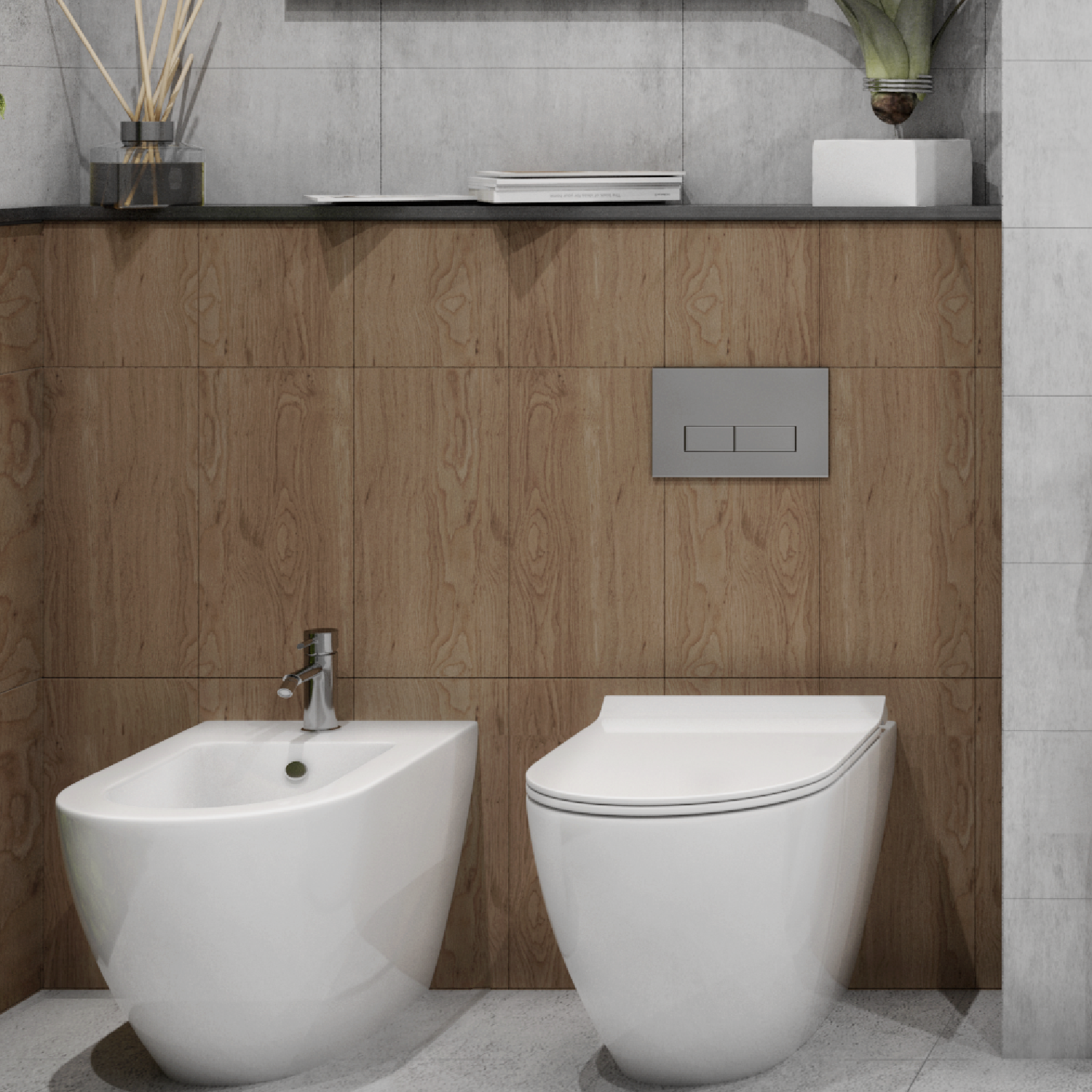 Изображение товара Настенная плитка CULTO Asana Wood Кор 20х40 см 1.2 м² для ванной