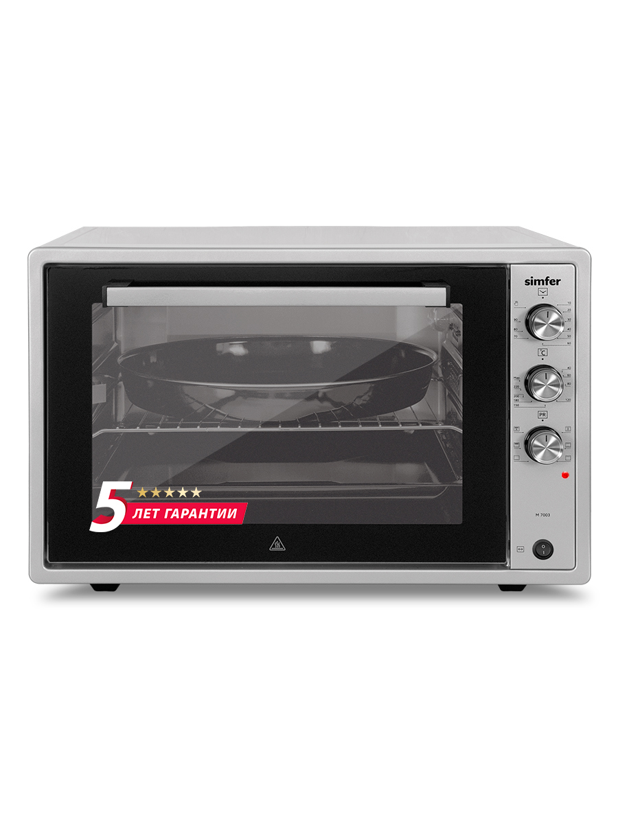 Изображение товара Электропечь Simfer M7003 70 л мощность 1800 Вт серебристая