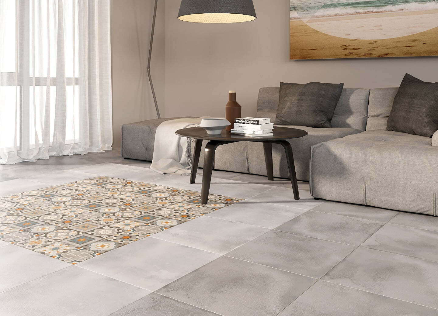 Изображение товара Керамогранит Cersanit Loft 16121 42x42см серый 1.58 м² коллекция Loft