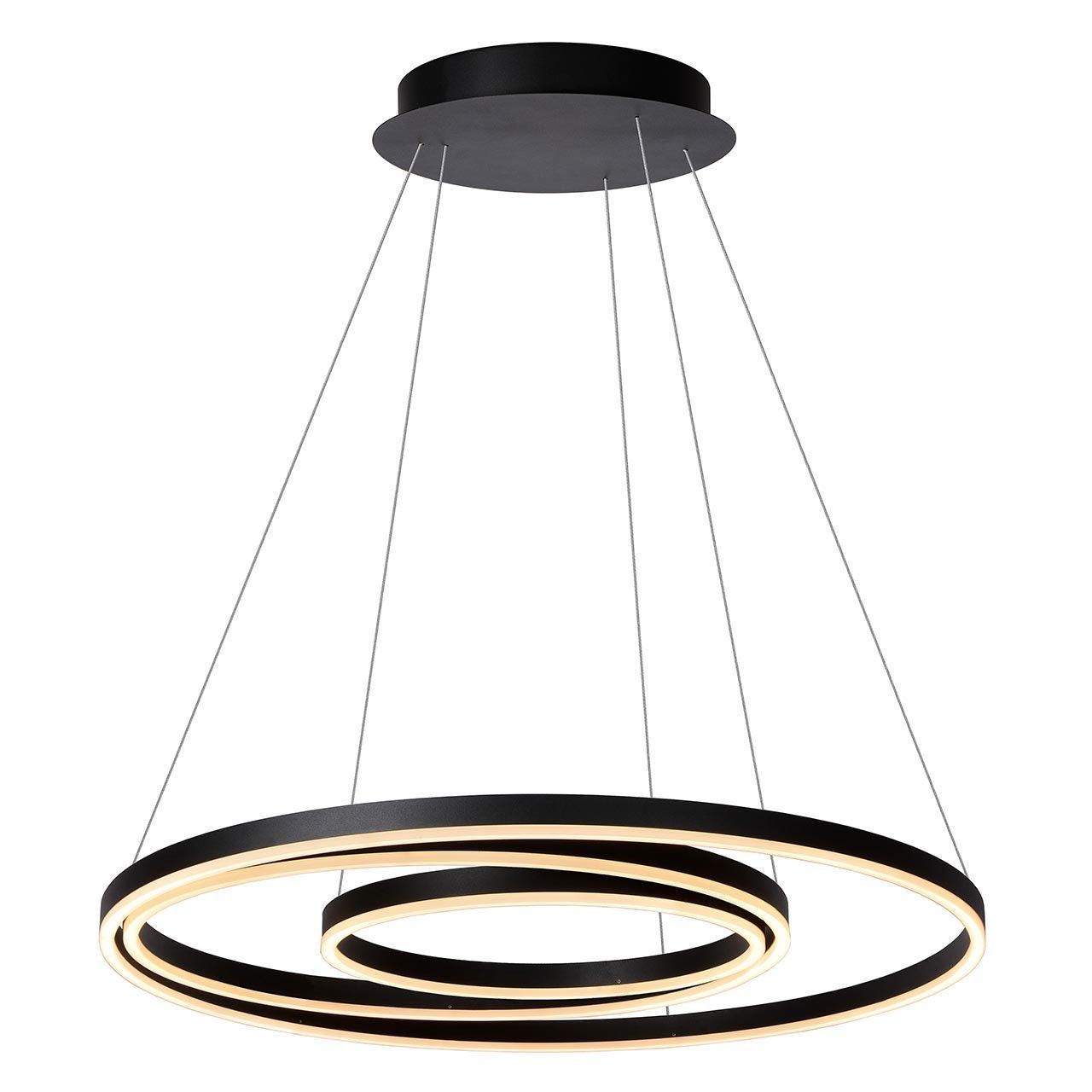 Изображение товара Подвесной светильник Lucide 46402_99_30 с LED, теплый белый свет, черный дизайн