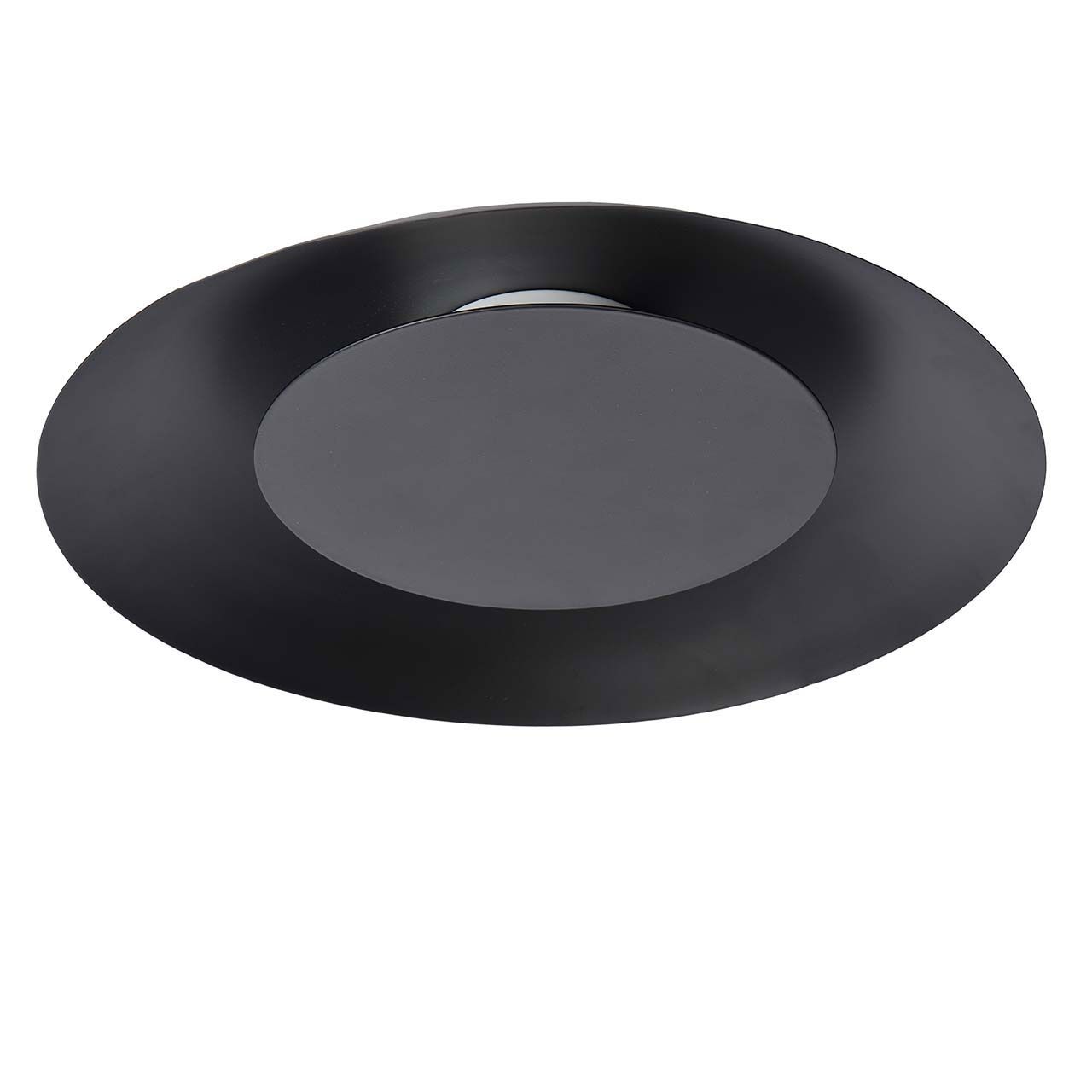 Изображение товара Светильник настенно-потолочный светодиодный Lucide 79177_12_30 0.80 м² теплый белый (желтый) свет цвет черный