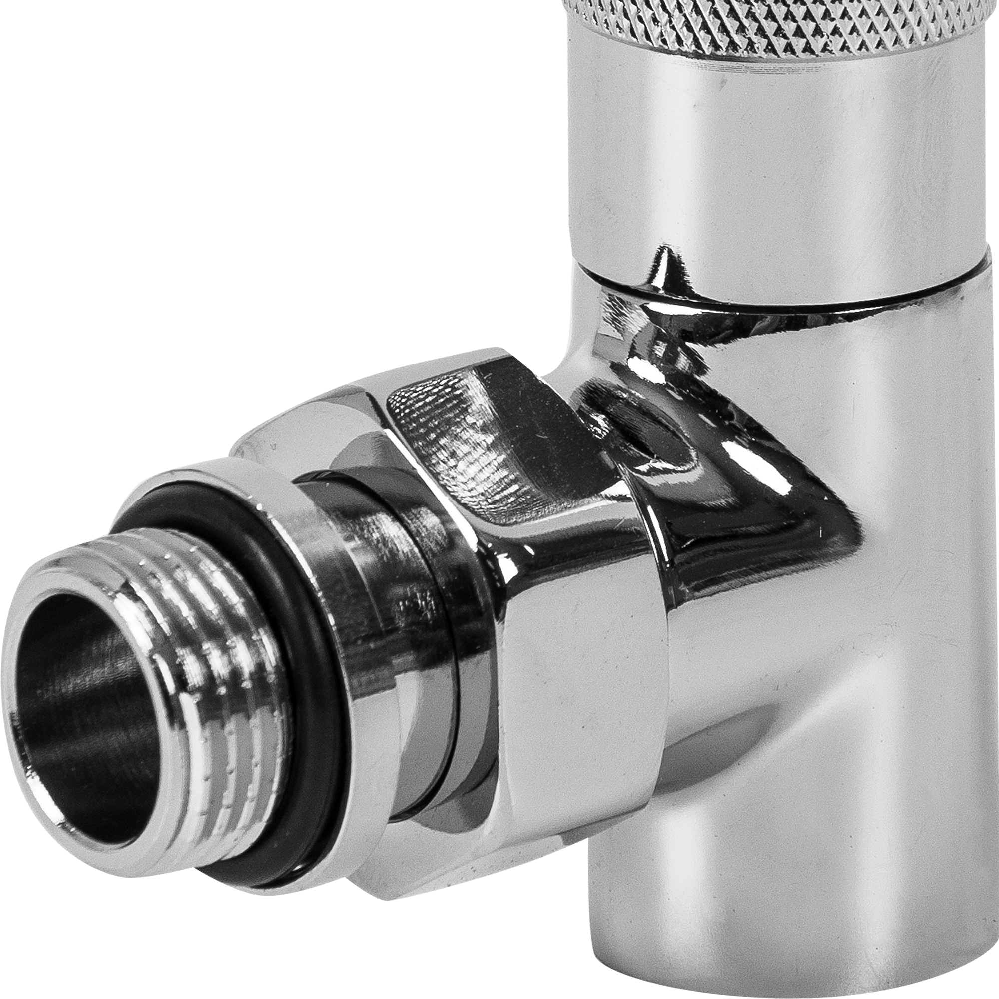 Комплект вентилей для радиатора угловой Royal Thermo Piano 1/2" латунь - 3