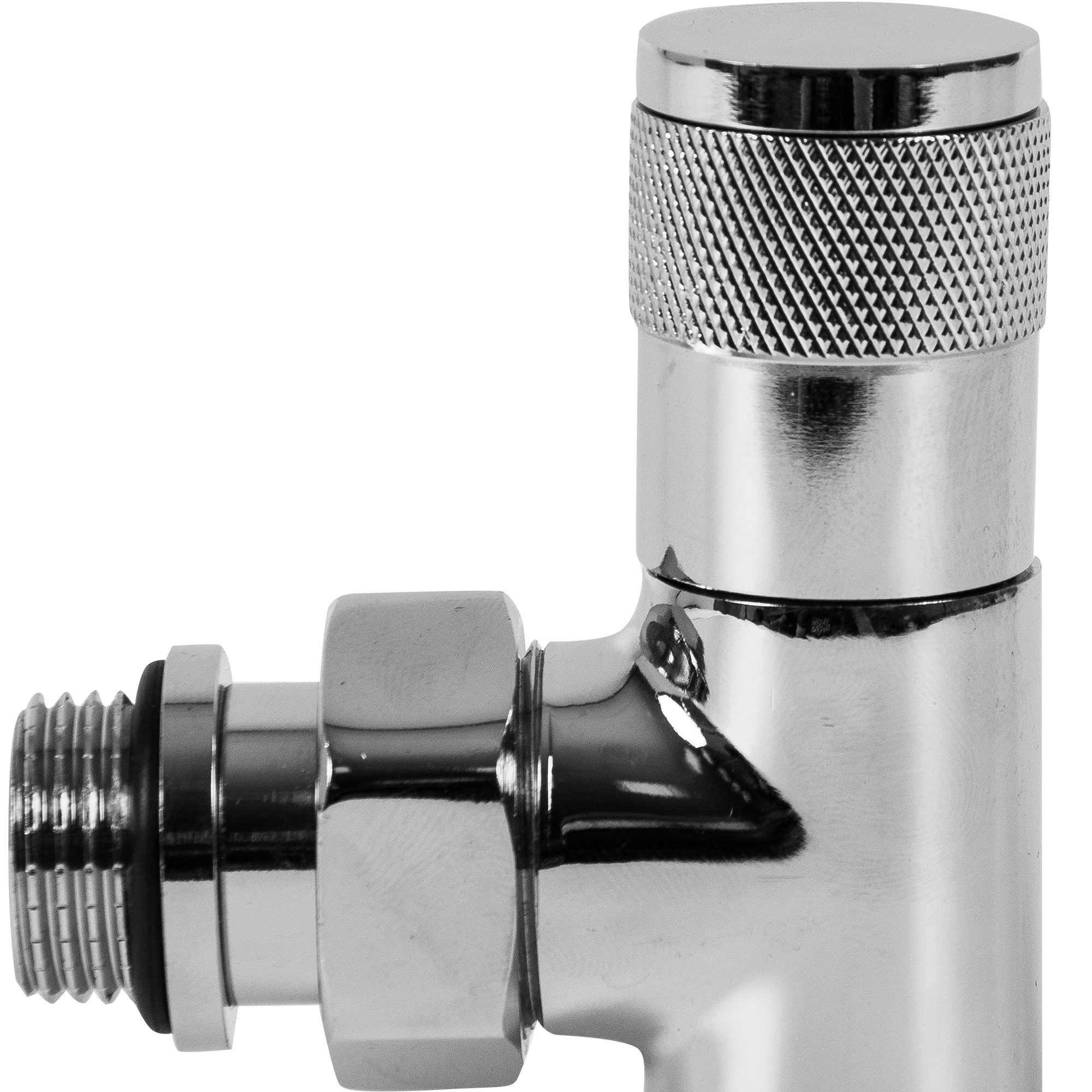 Комплект вентилей для радиатора угловой Royal Thermo Piano 1/2" латунь - 4