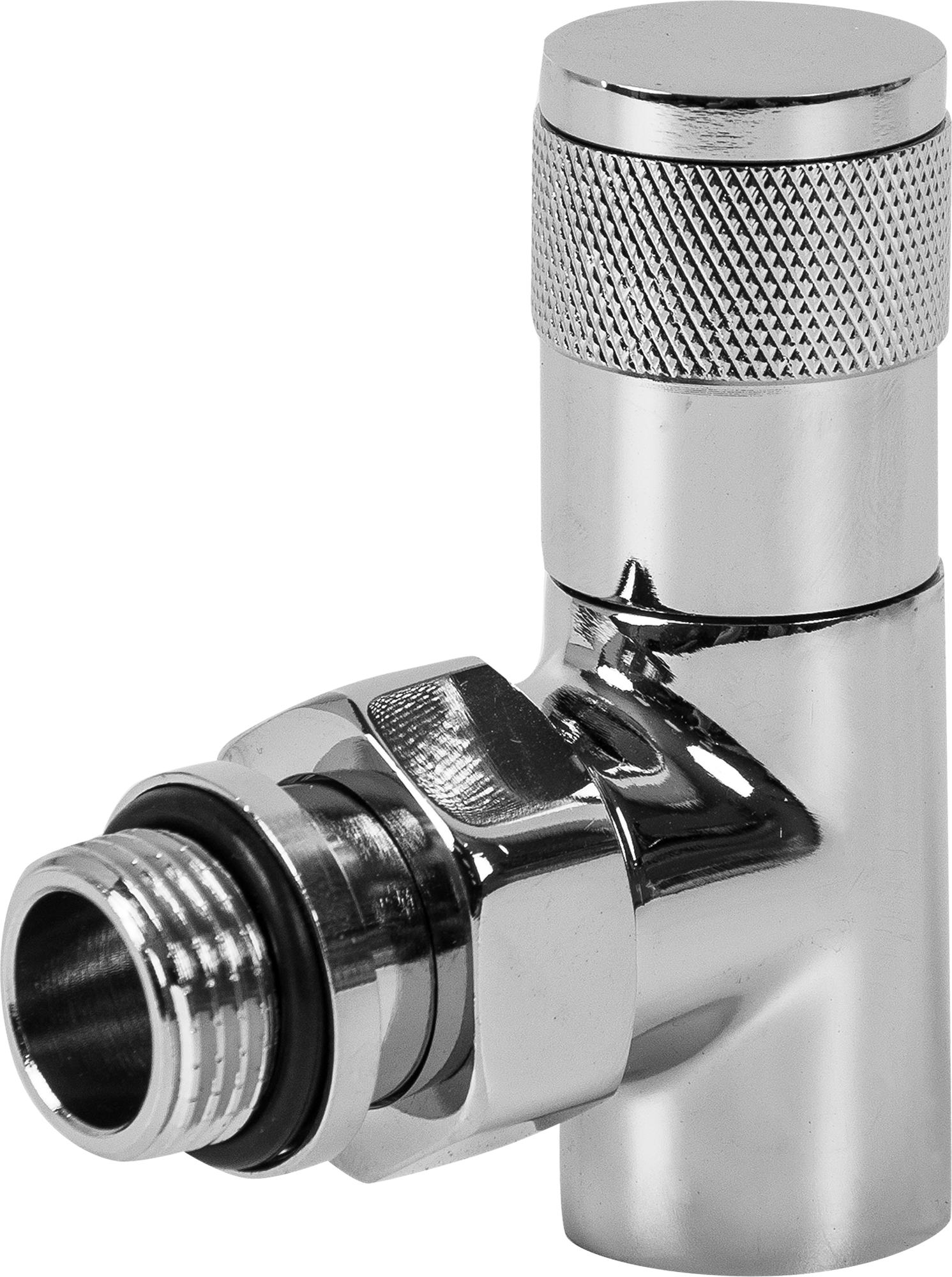 Комплект вентилей для радиатора угловой Royal Thermo Piano 1/2" латунь - 1