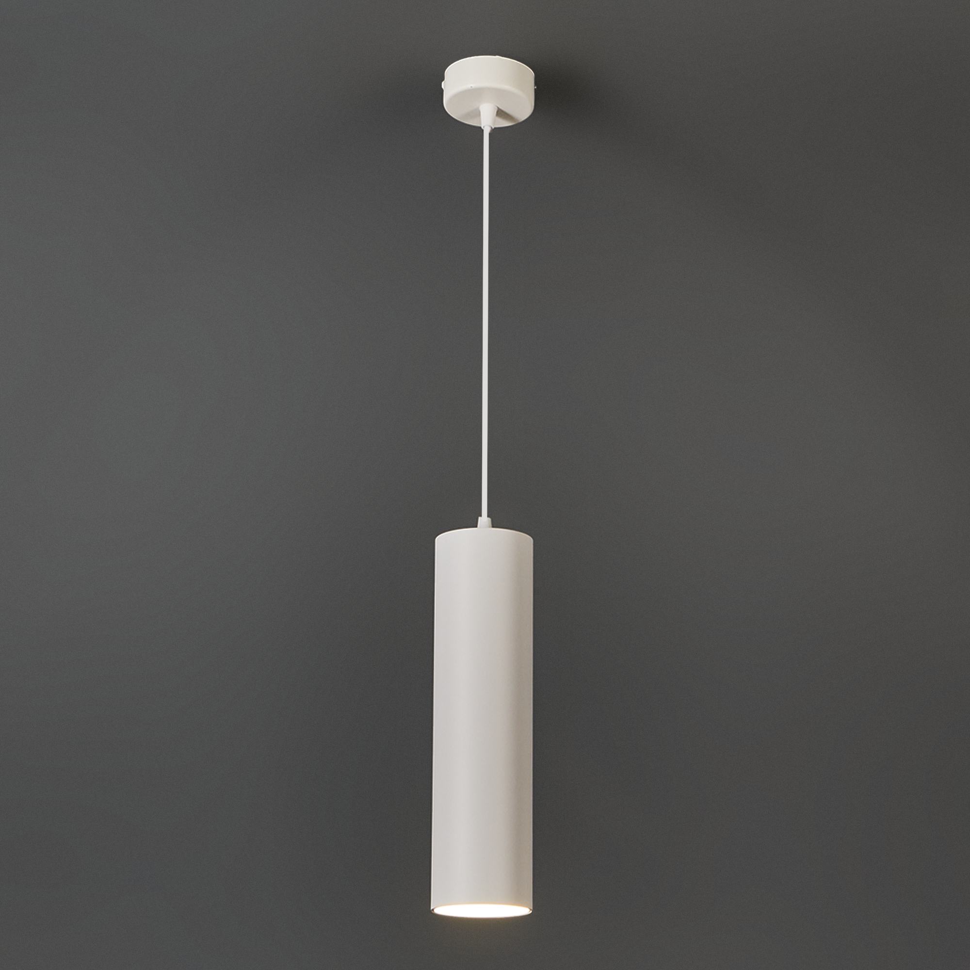 Изображение товара Светильник подвесной PL1 COB -10 WH 300 2 м² нейтральный белый свет цвет белый