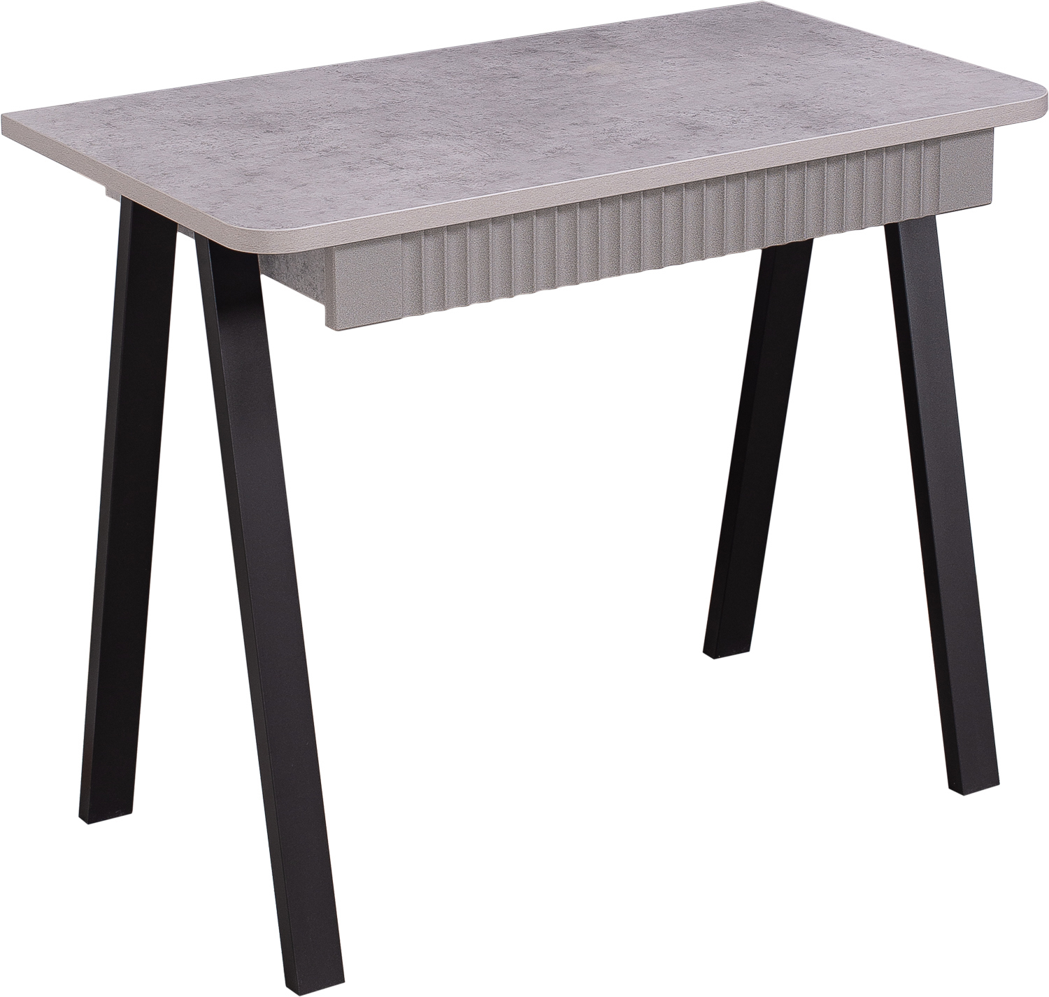 Изображение товара Компьютерный стол Домотека Мартин 92x75x51 см черный/серый