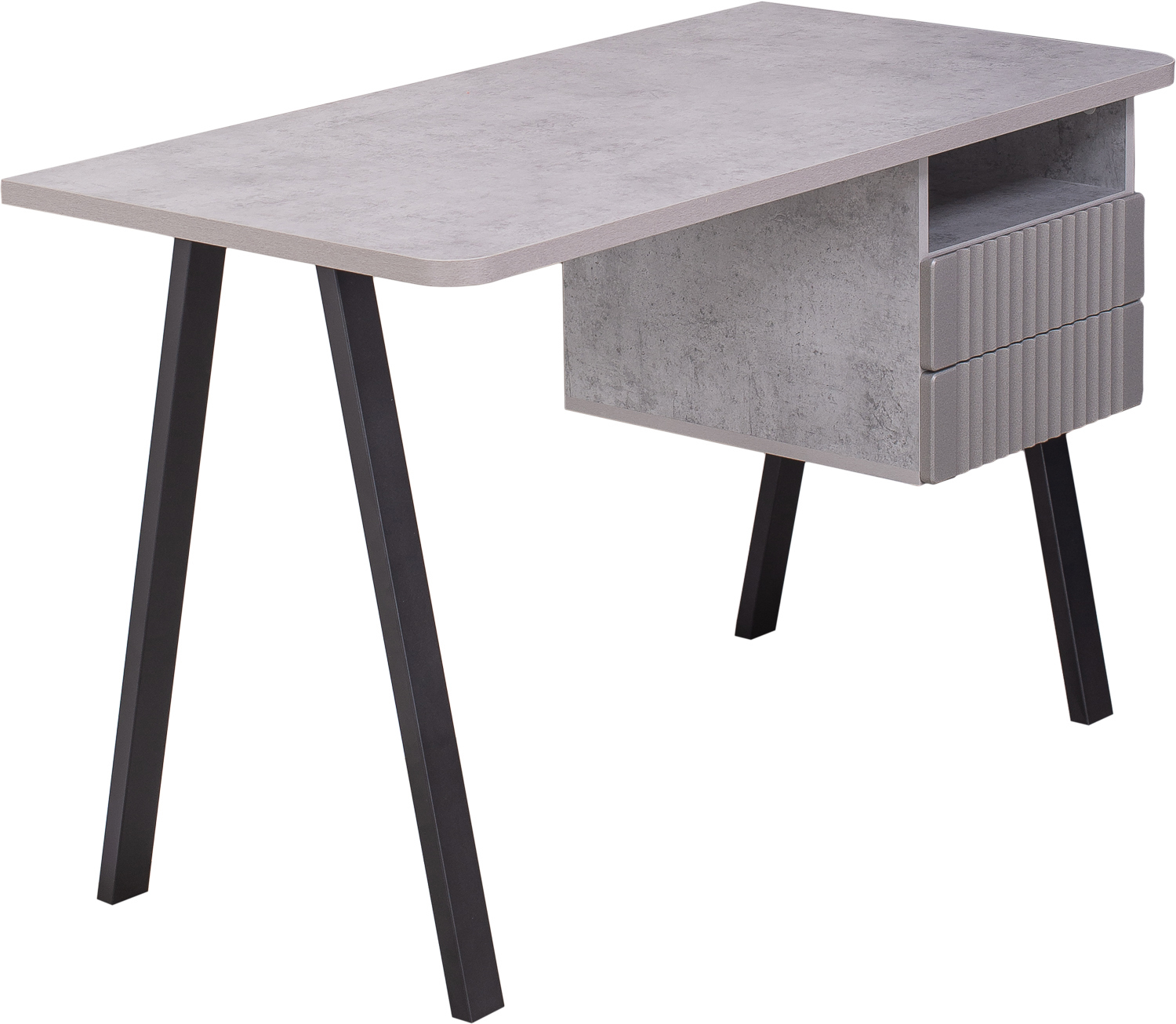 Изображение товара Компьютерный стол Домотека Марио 120x75x60 см из ЛДСП с ящиками и в стиле лофт