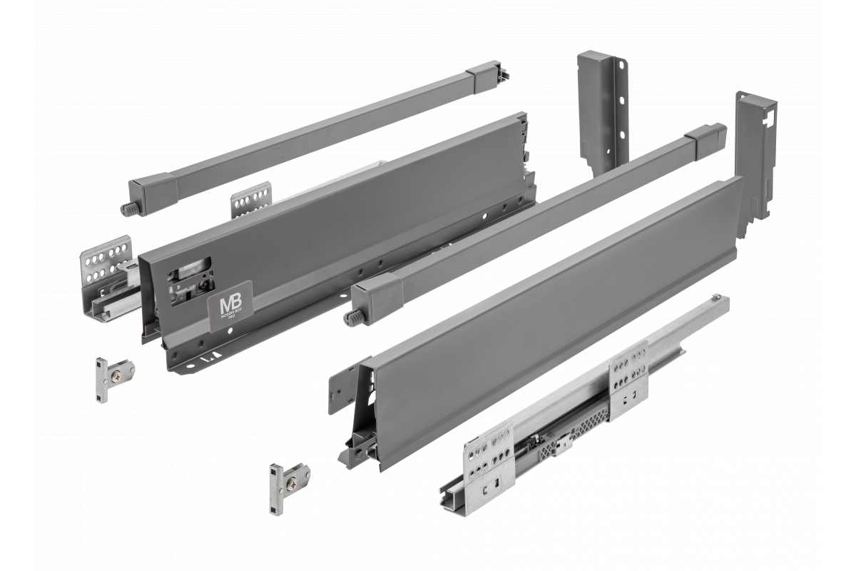 Изображение товара Модерн Бокс PRO L-400 антрацит система выдвижения для ящиков кухонь и мебели