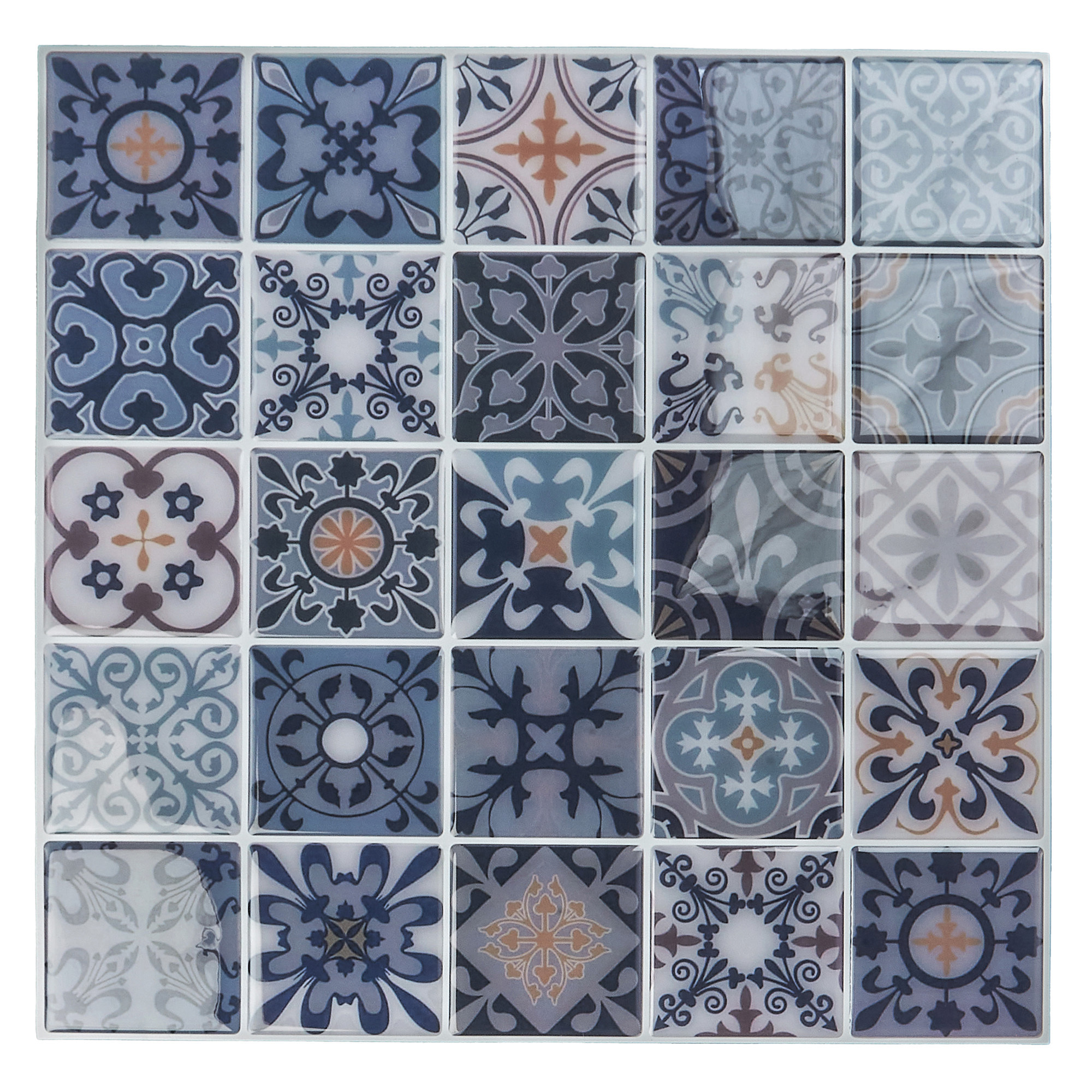 Изображение товара Комплект панелей ПВХ Lako decor Мозаика 300x300мм 0.54м2 5шт арабеска